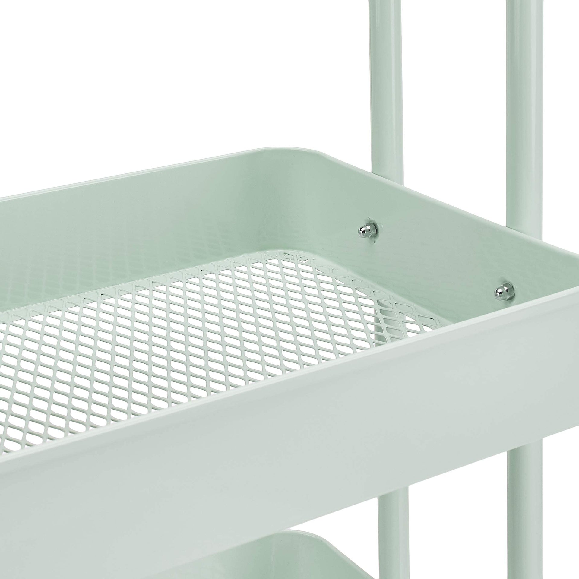 3 Tier Metal Rolling Utility Cart