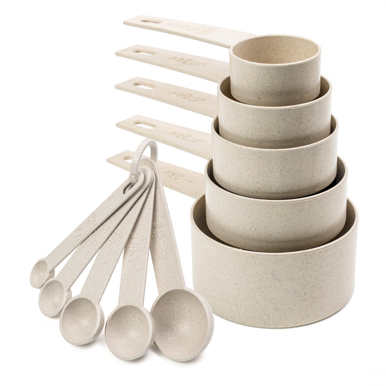 7pc Wheat Straw Complete Kitchen Utensils Set (7 Count)