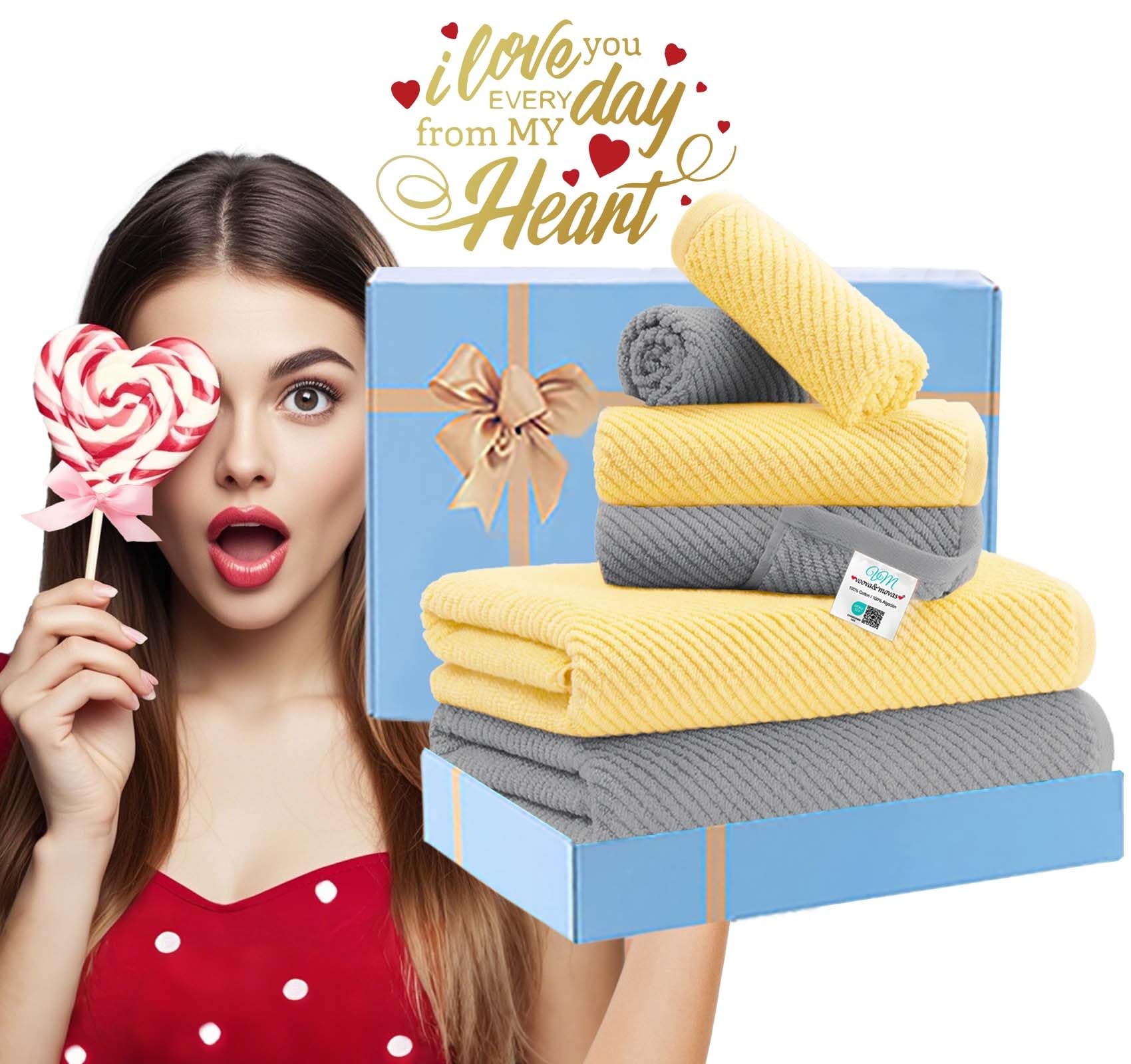 6PC Towel Set (6 Count)