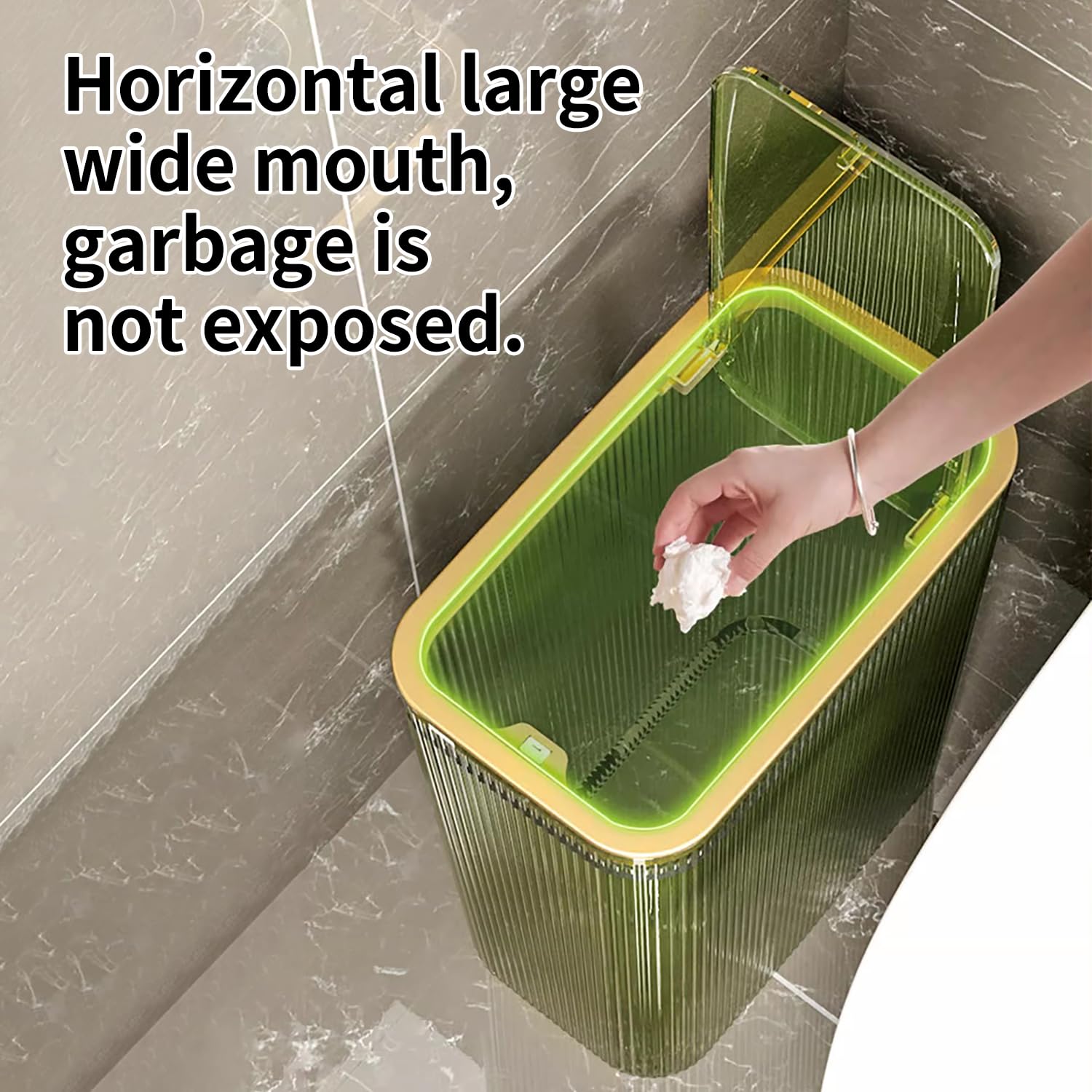 Bathroom Trash Cans with Lids