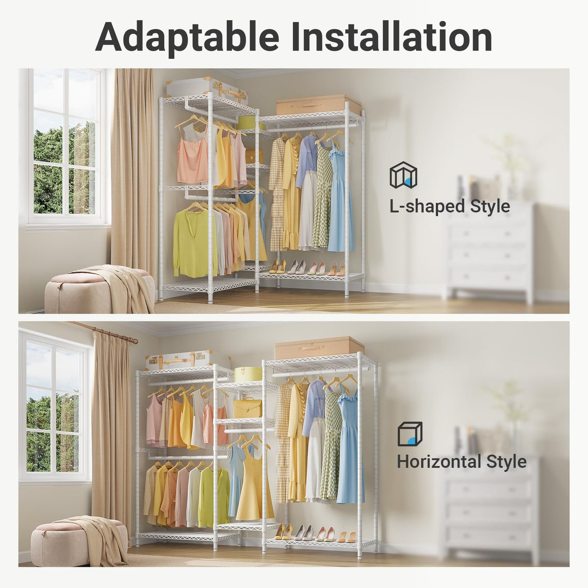 Classic V6 Wire Garment Rack
