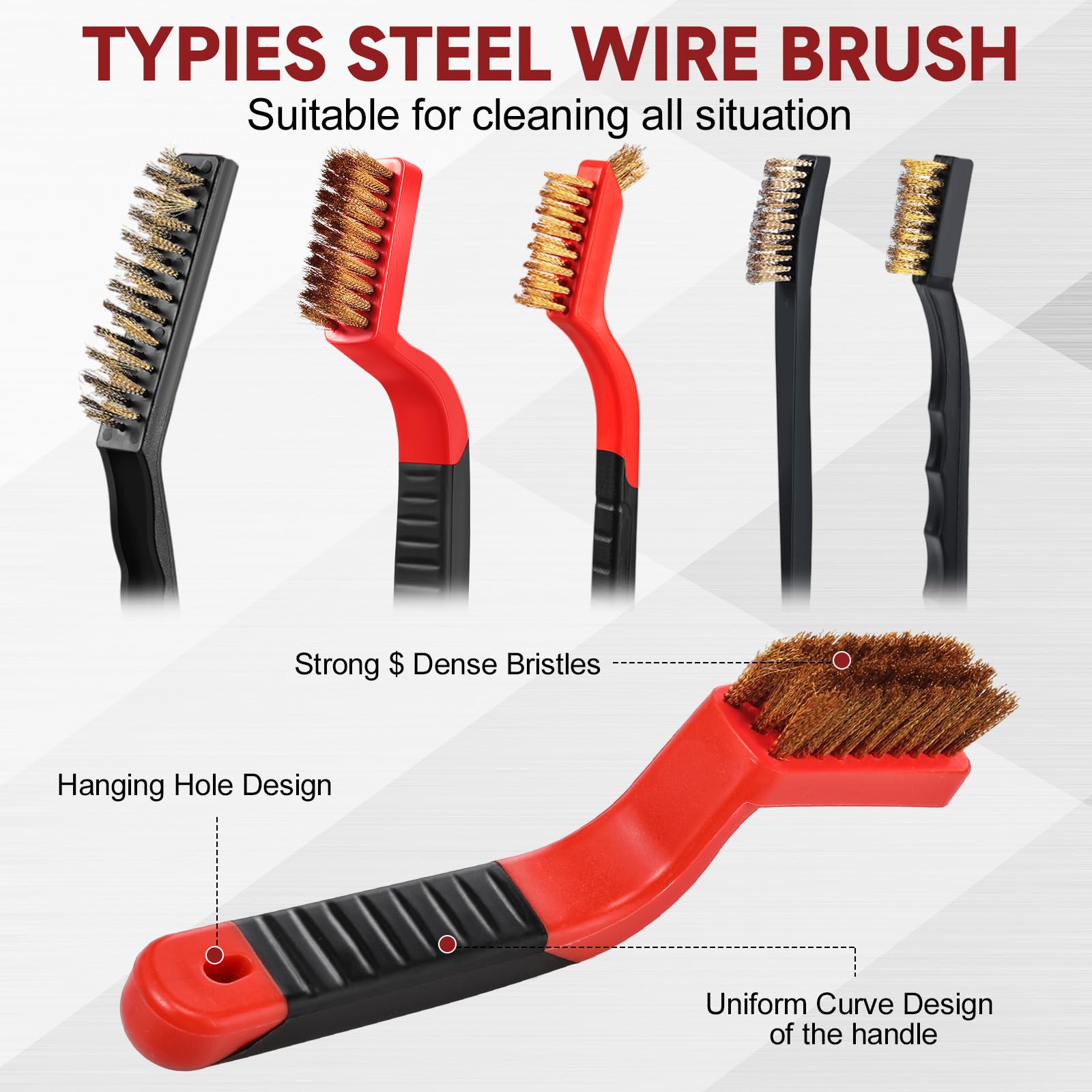 30 Pcs Wire Cleaning Brush Set (30 Count)