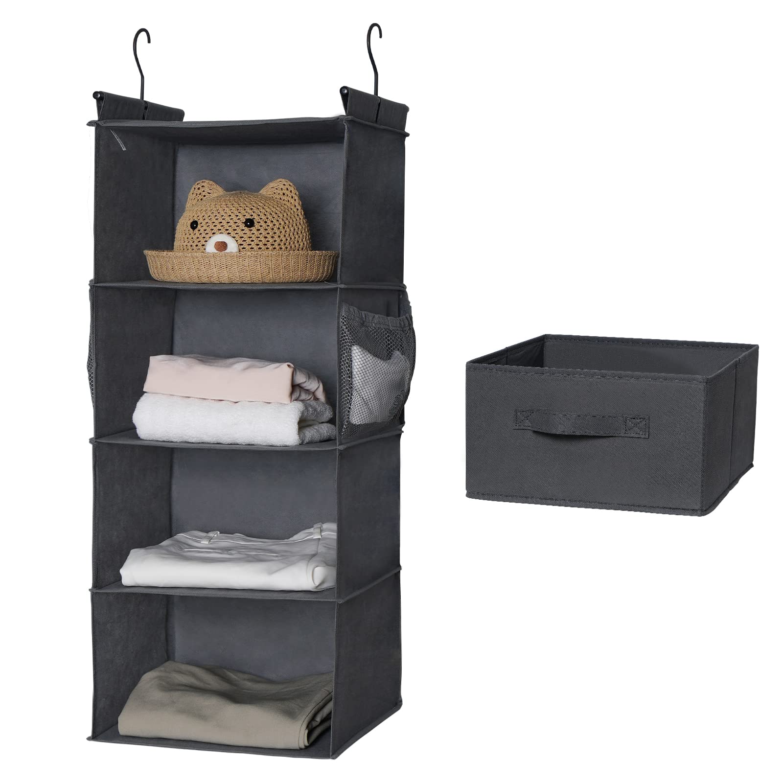 4 Shelf Hanging Closet Organizer