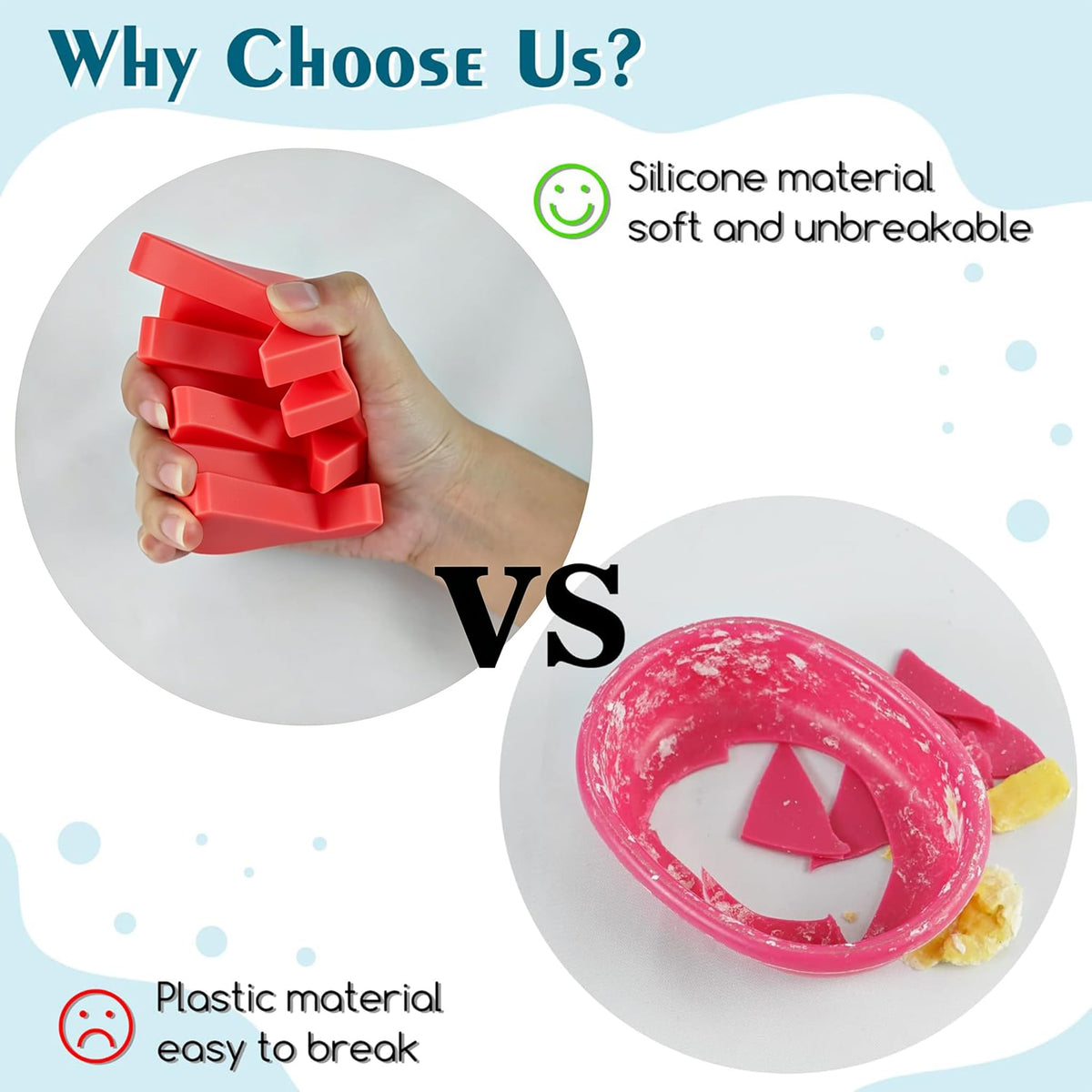 Silicone Soap Dish Self Draining with Suction Cups