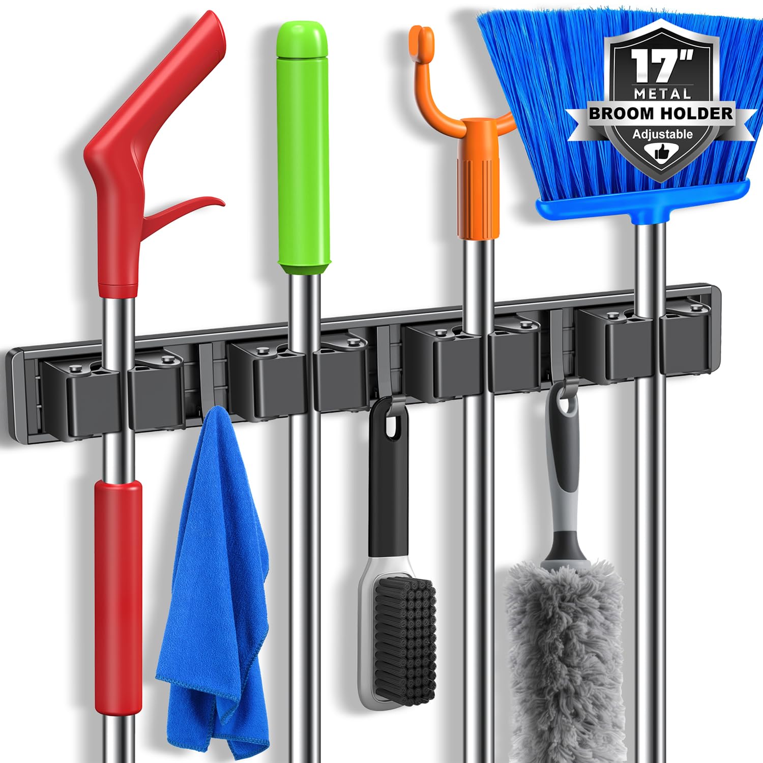 Broom Holder Wall Mount