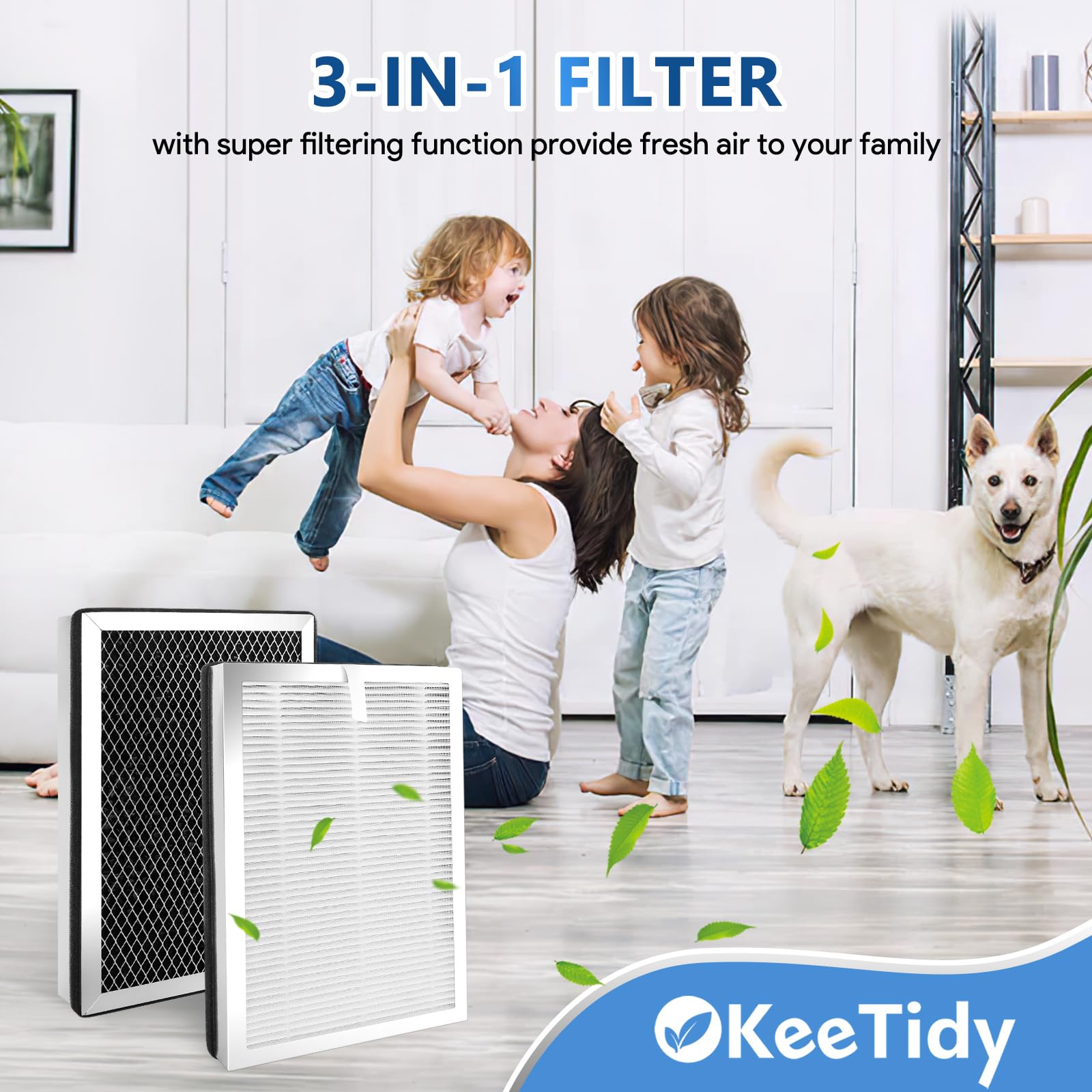 25 Replacement Filters Compatible with MA Series 25 Air Purifier B1 (4 Count)