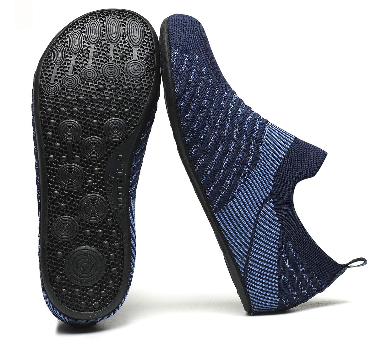Adult Indoor House Slippers Socks Travel Lightweight Comfort Non Slip Grip House Floor Home Shoes for Women Men