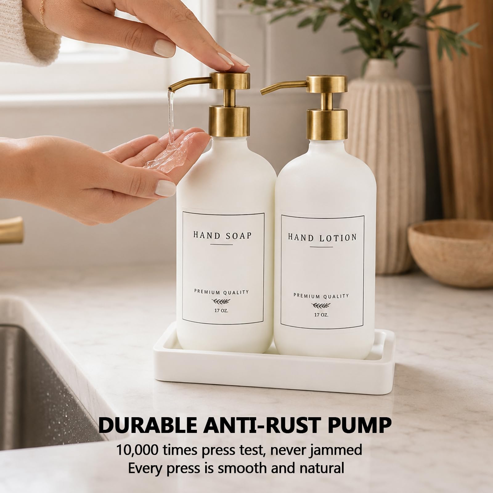 Soap Dispenser Bathroom (2 Count)
