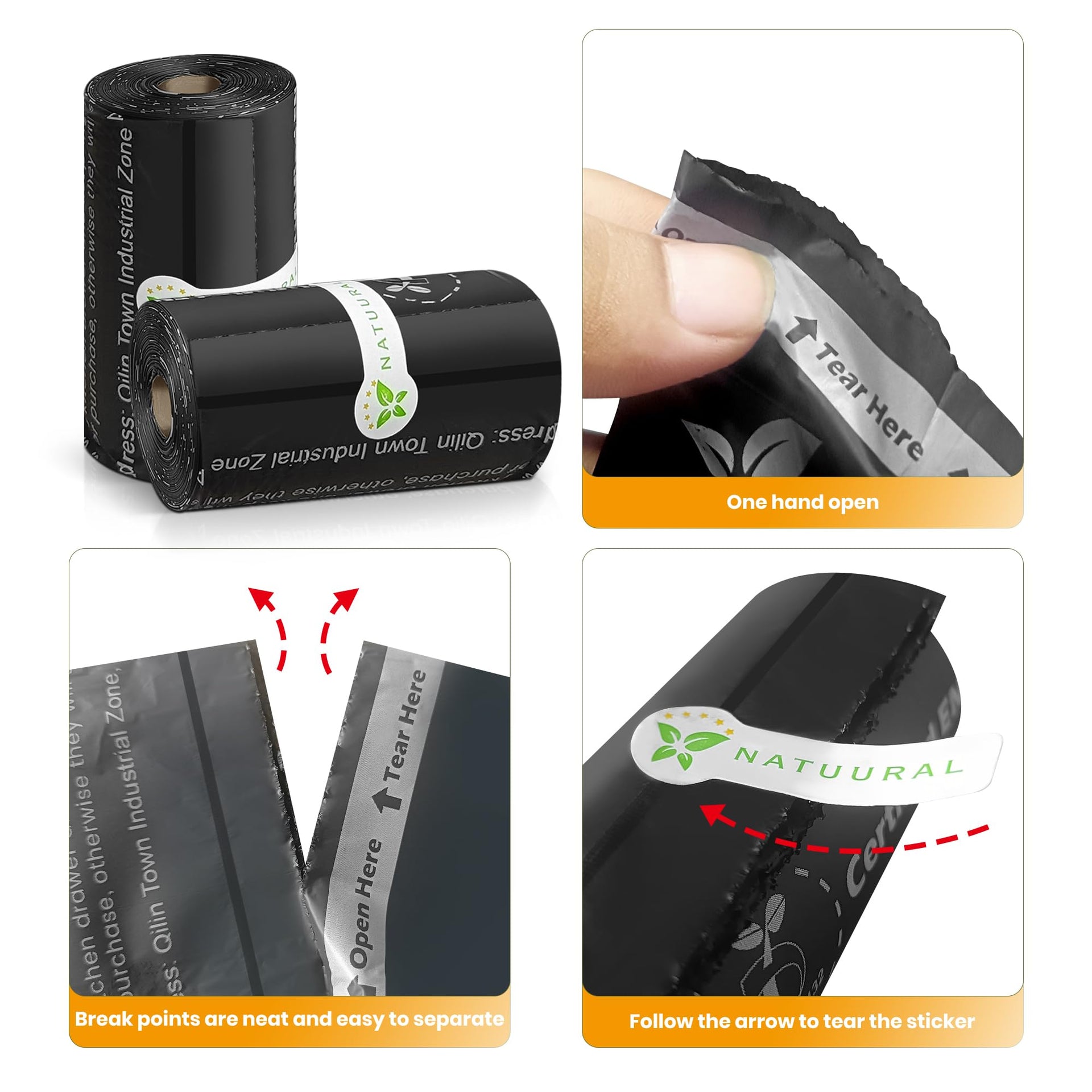 Certified Compostable Dog Poop Bags (270 Count)
