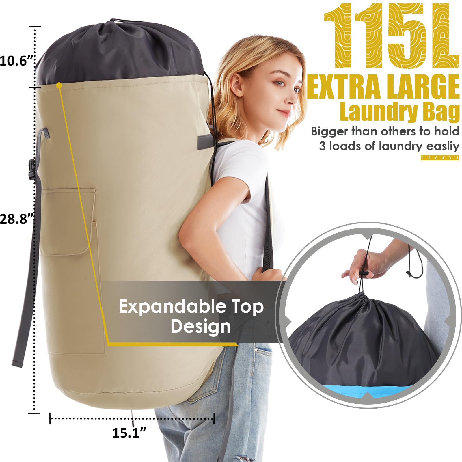Backpack Laundry Bag