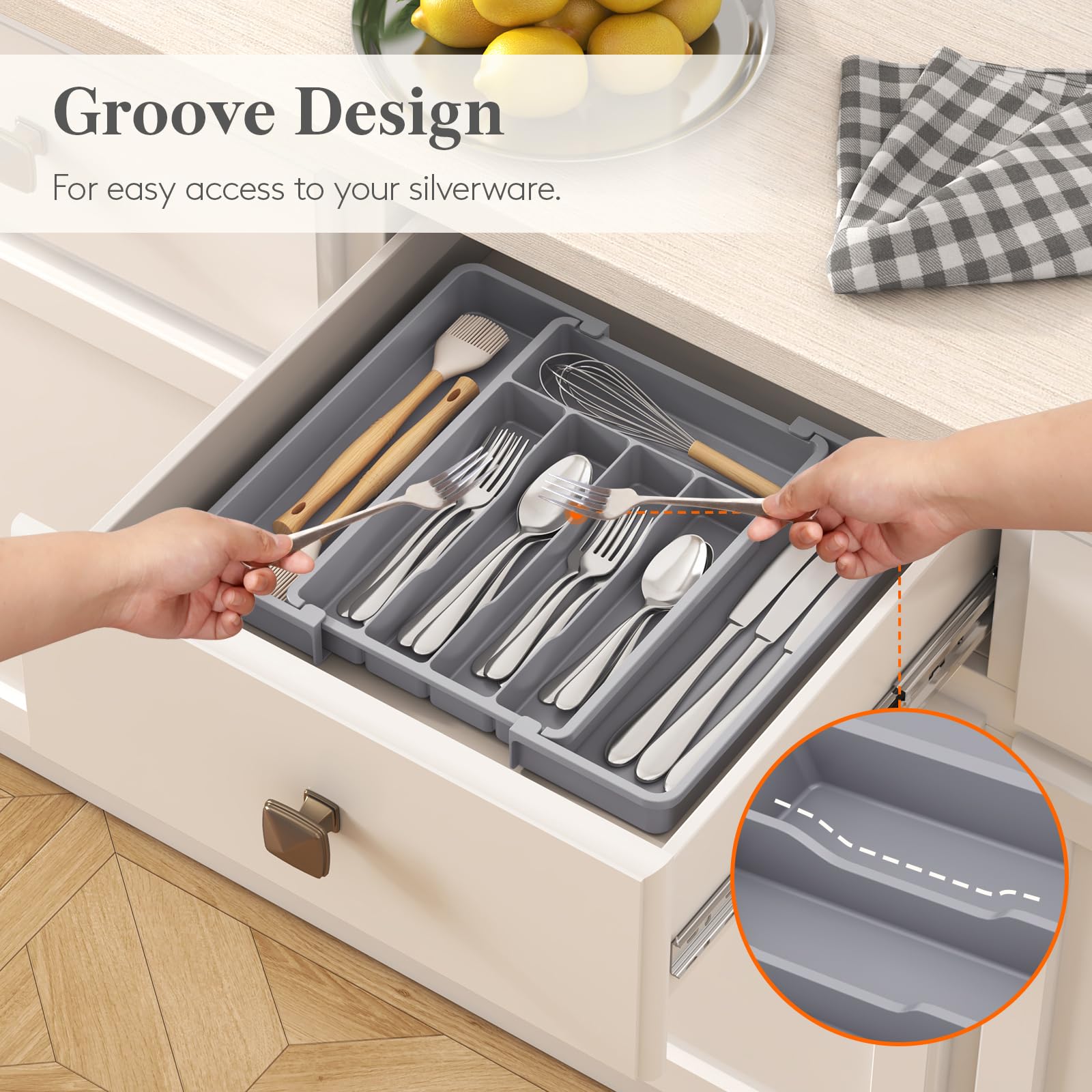 Silverware Drawer Organizer