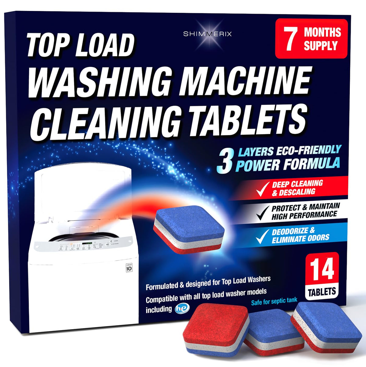 Washing Machine Cleaner Tablets (14 Count)