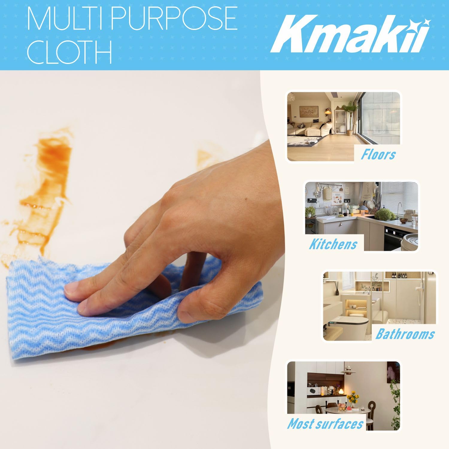Handi Wipe Reusable Cloths (80 Count)