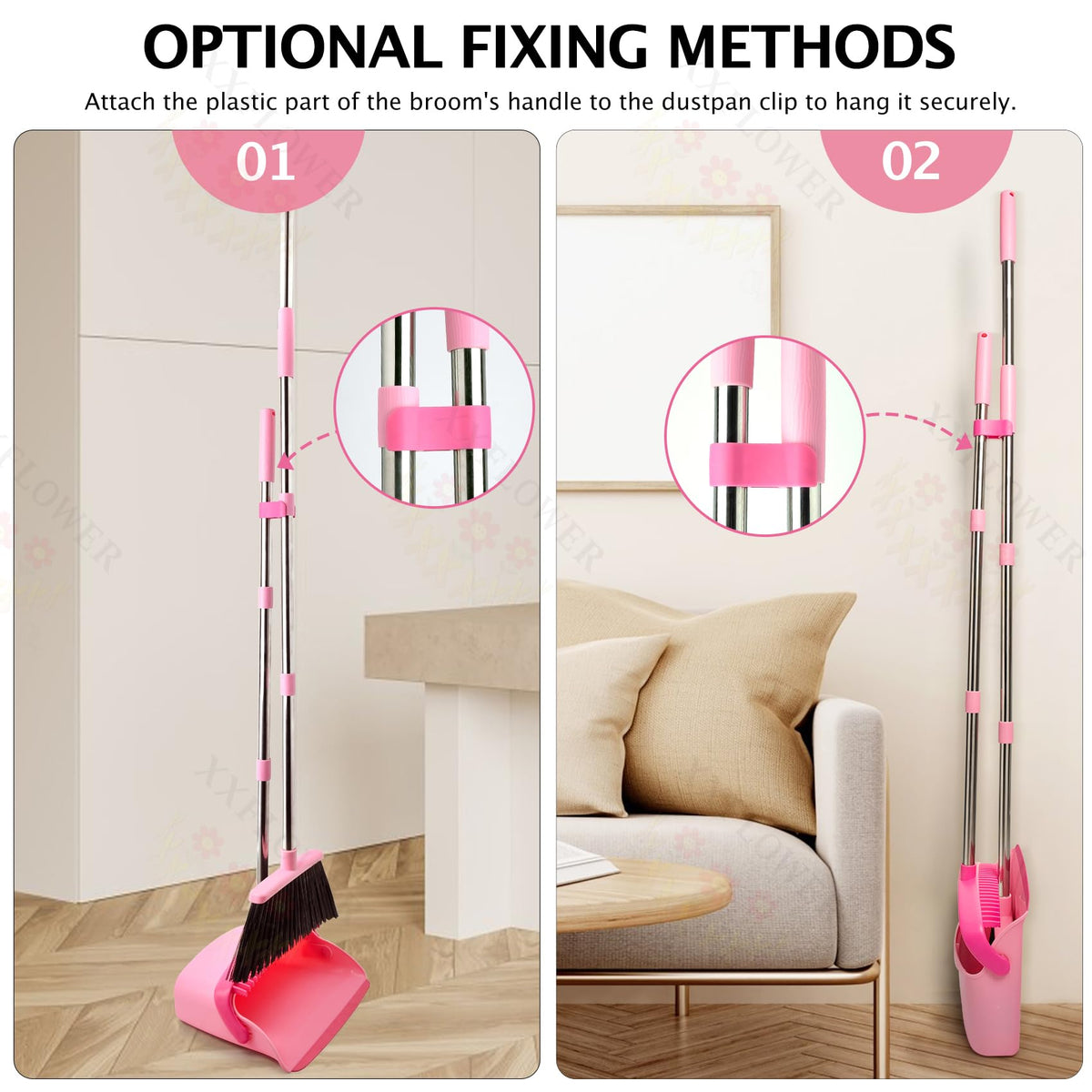 Broom and Dustpan Set