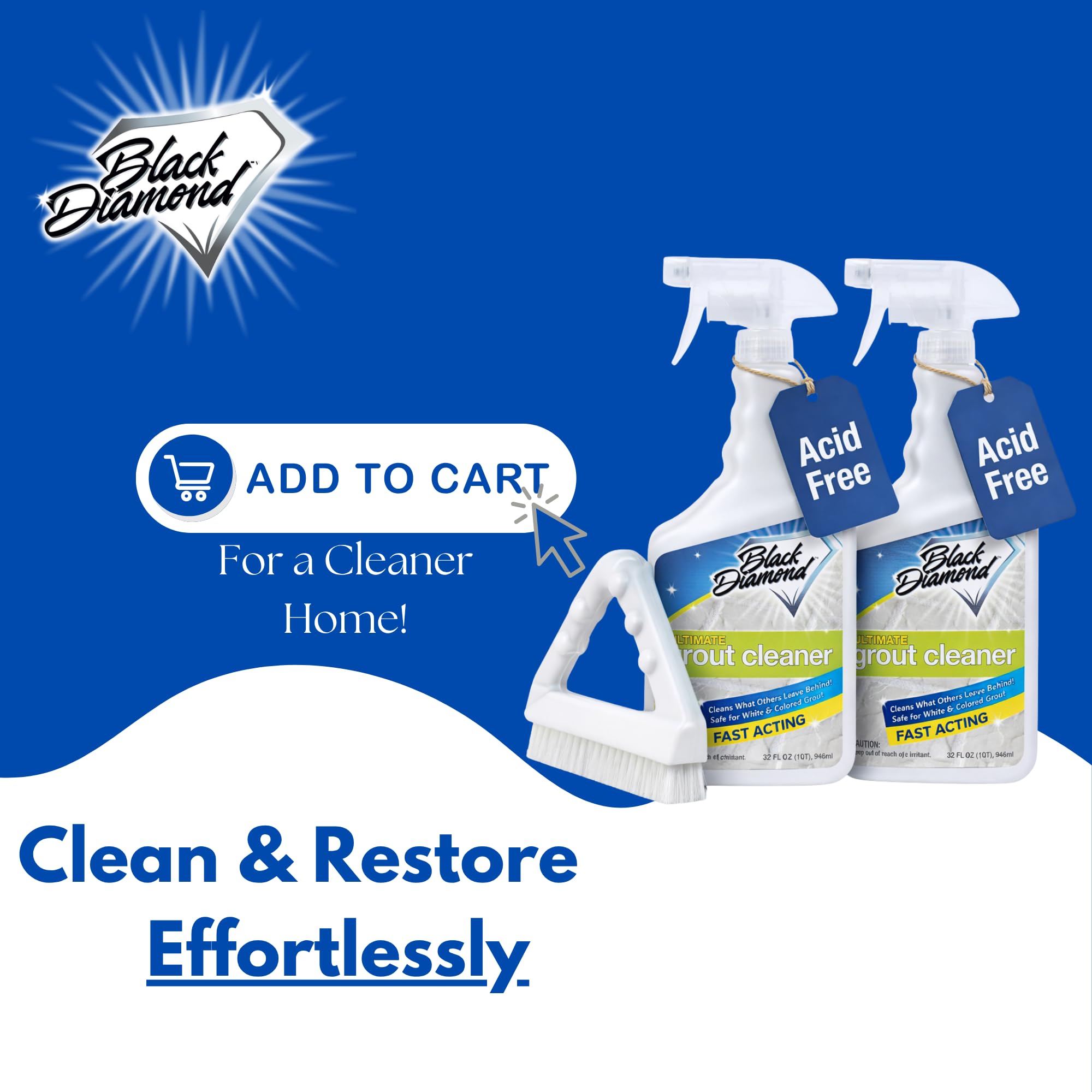 Ultimate Grout Cleaner for Tile Floors (64 Fl Oz)