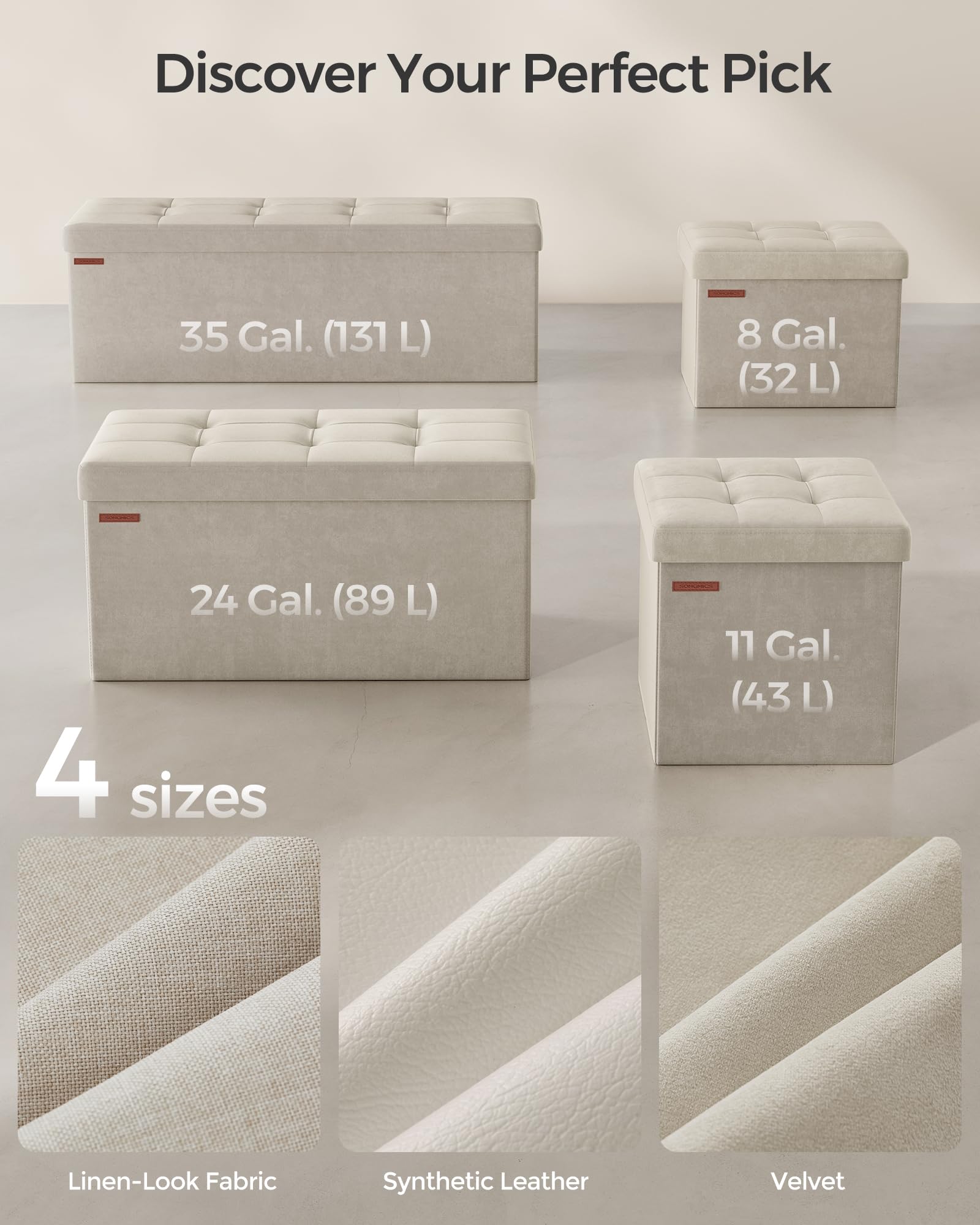 Small Storage Ottoman