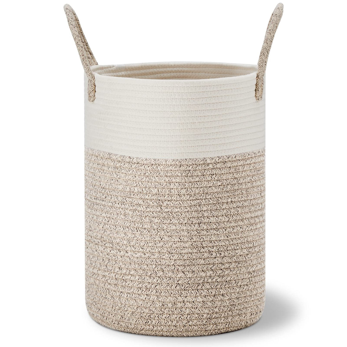 30L Small Woven Laundry Basket Hamper