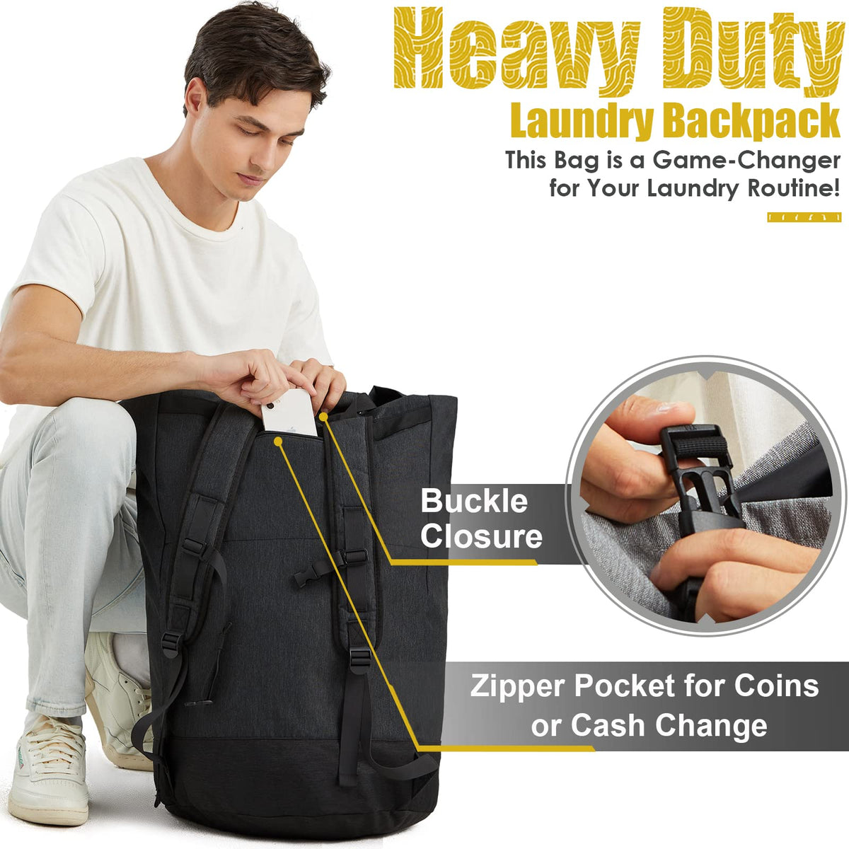 Laundry Backpack Bag 115L