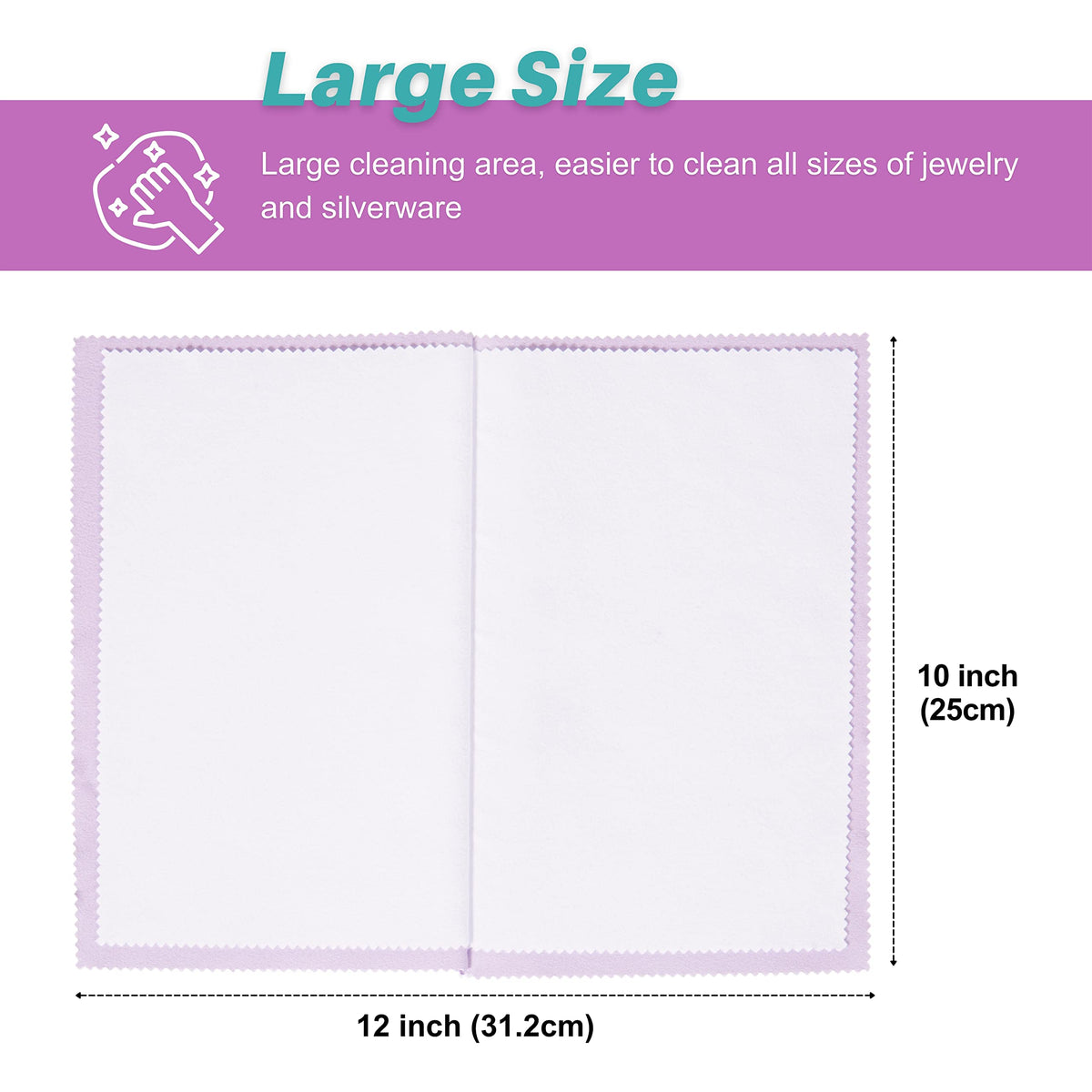 3 Pack Silver Polishing Cloth (3 Count)