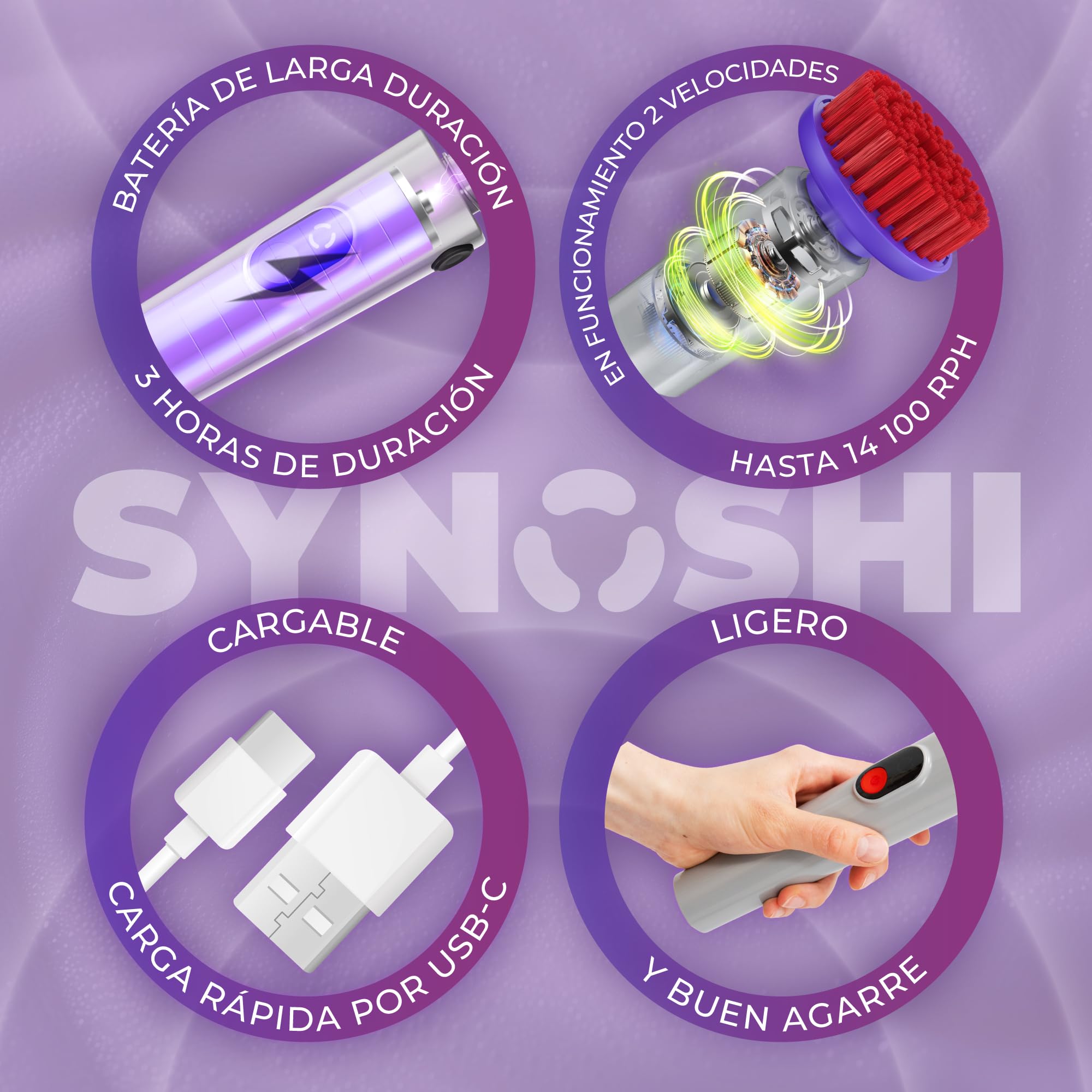 PRO Electric Spin Scrubber Cordless Cleaning Bathroom Scrubber