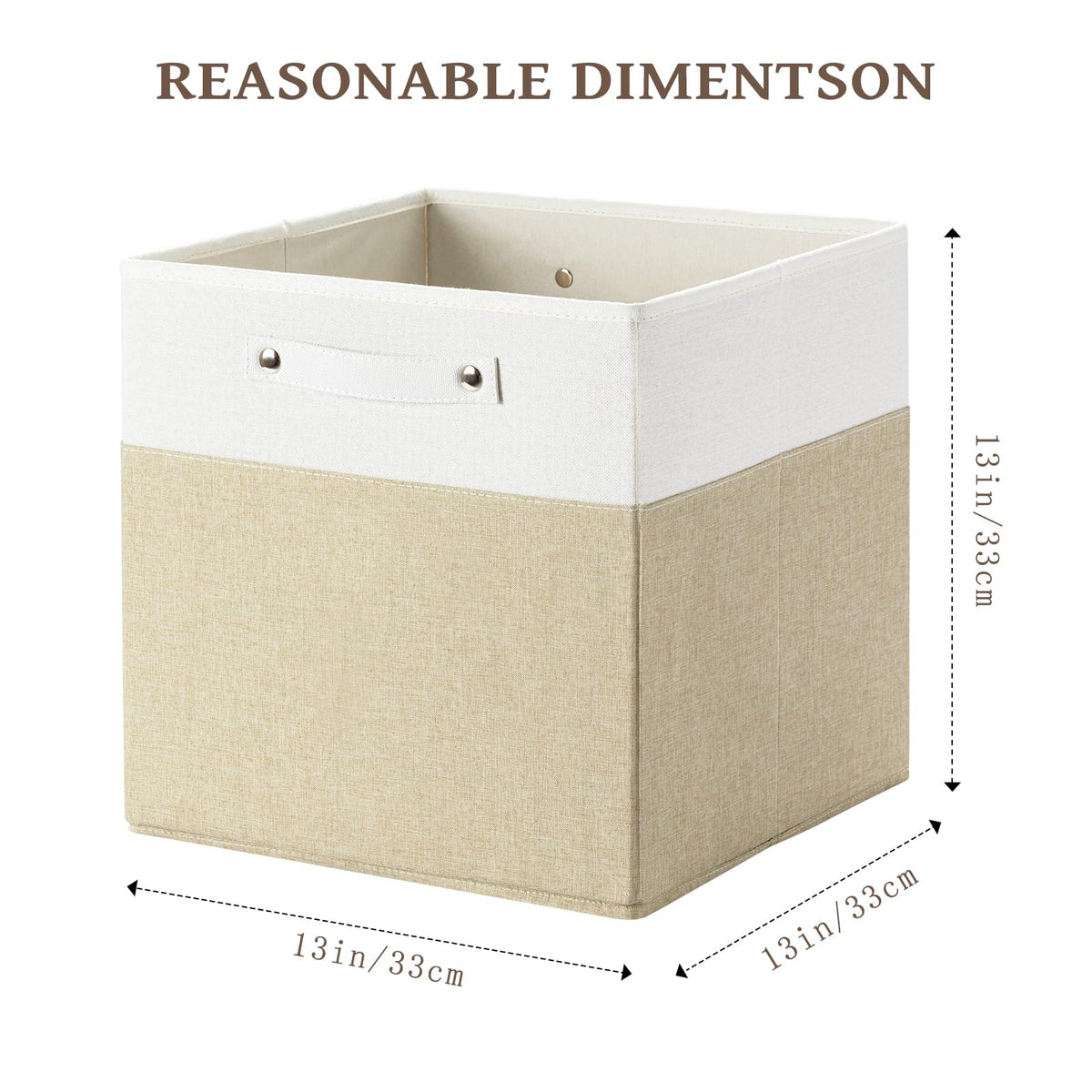 13x13x13 Storage Cube Bins 6 Pack