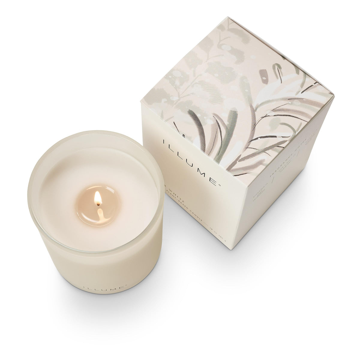 Refillable Boxed Glass Candle