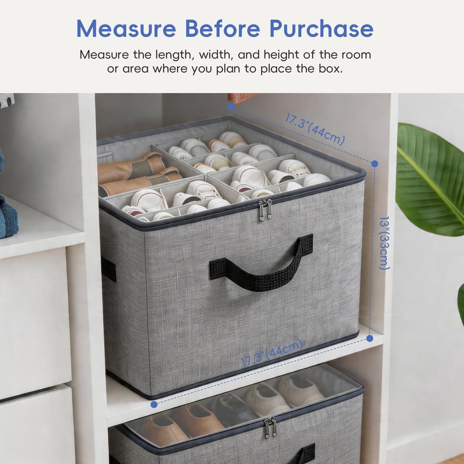 Shoe Organizer for Closet (3 Count)