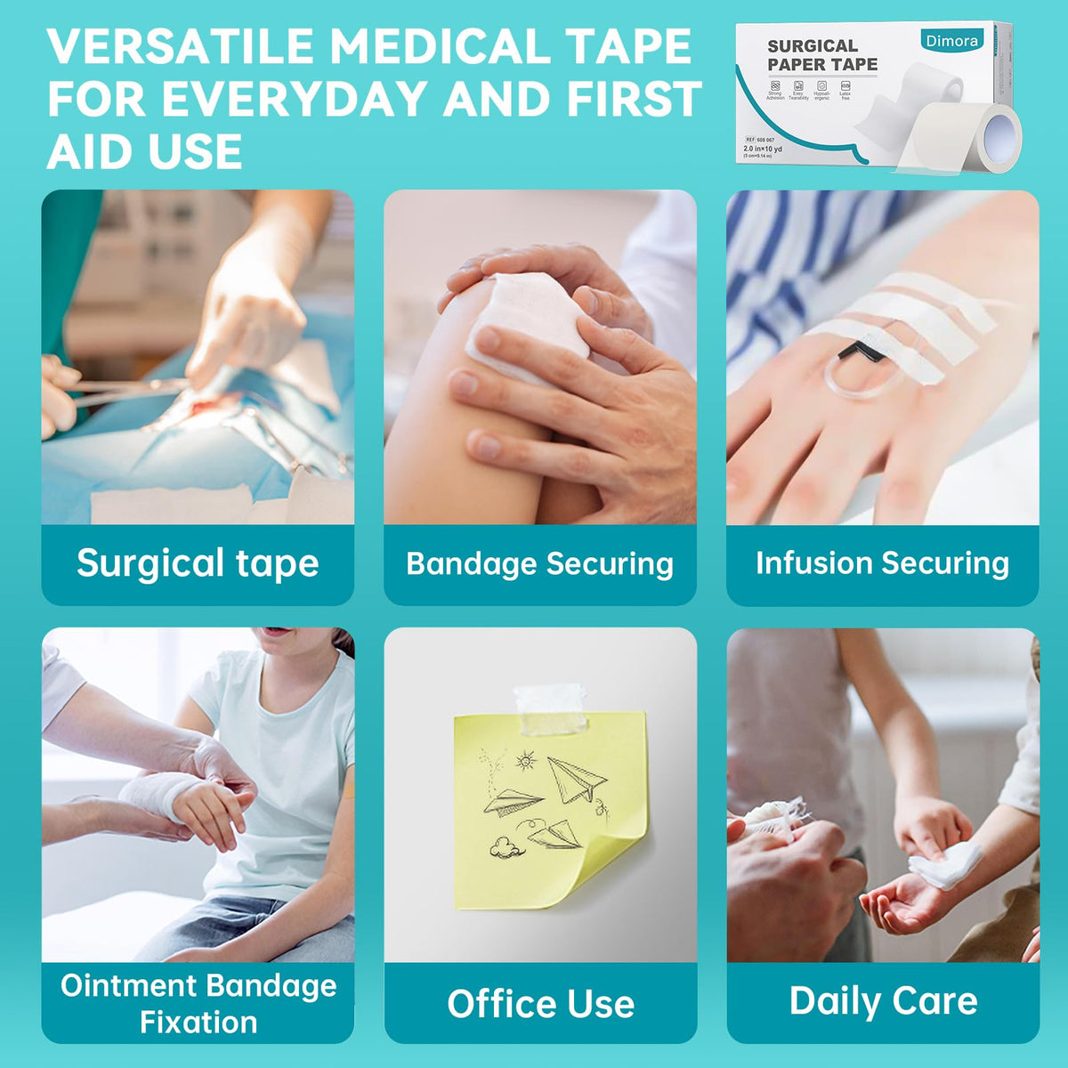Paper Medical Tape (8 Count)