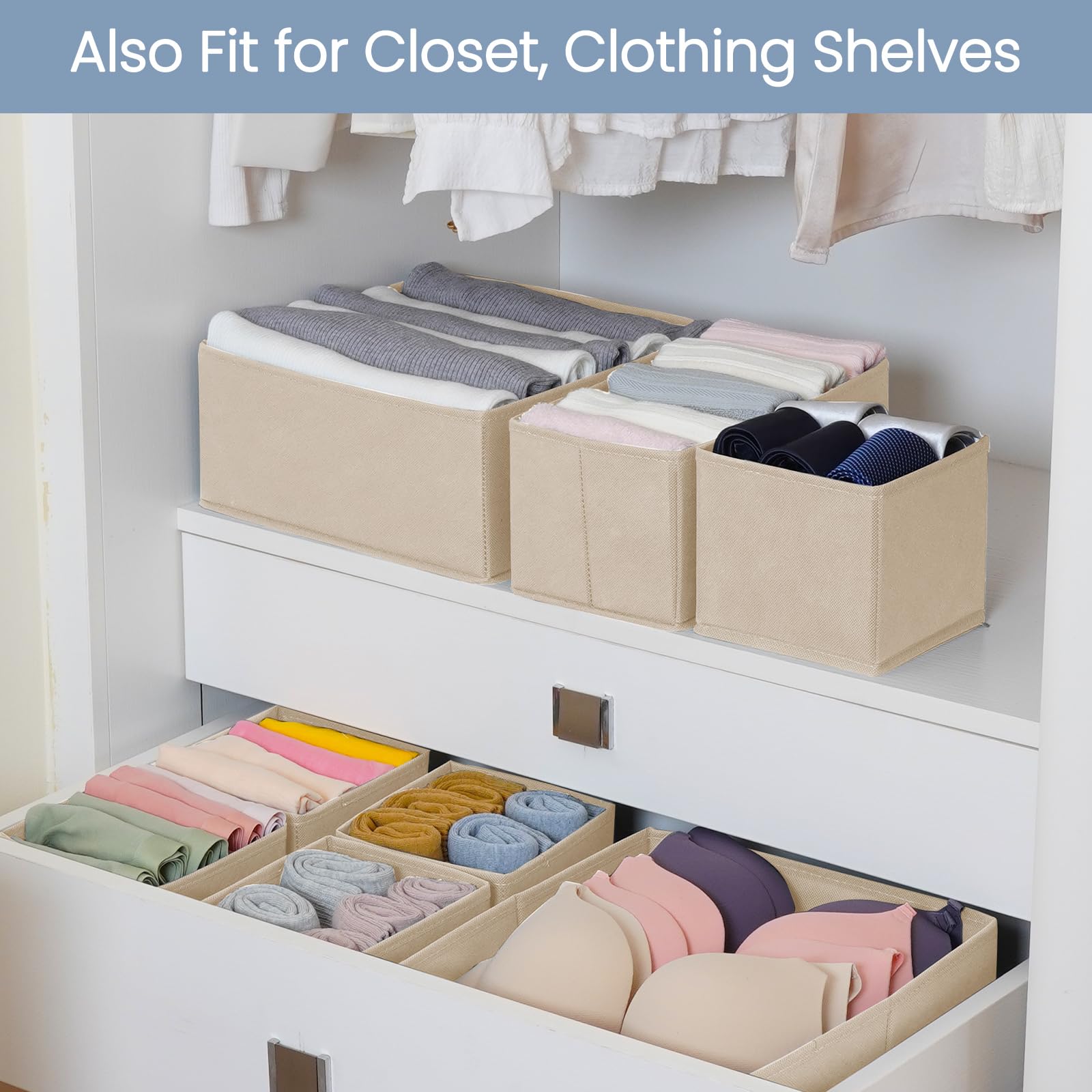 Drawer Organizer Clothes (16 Count)