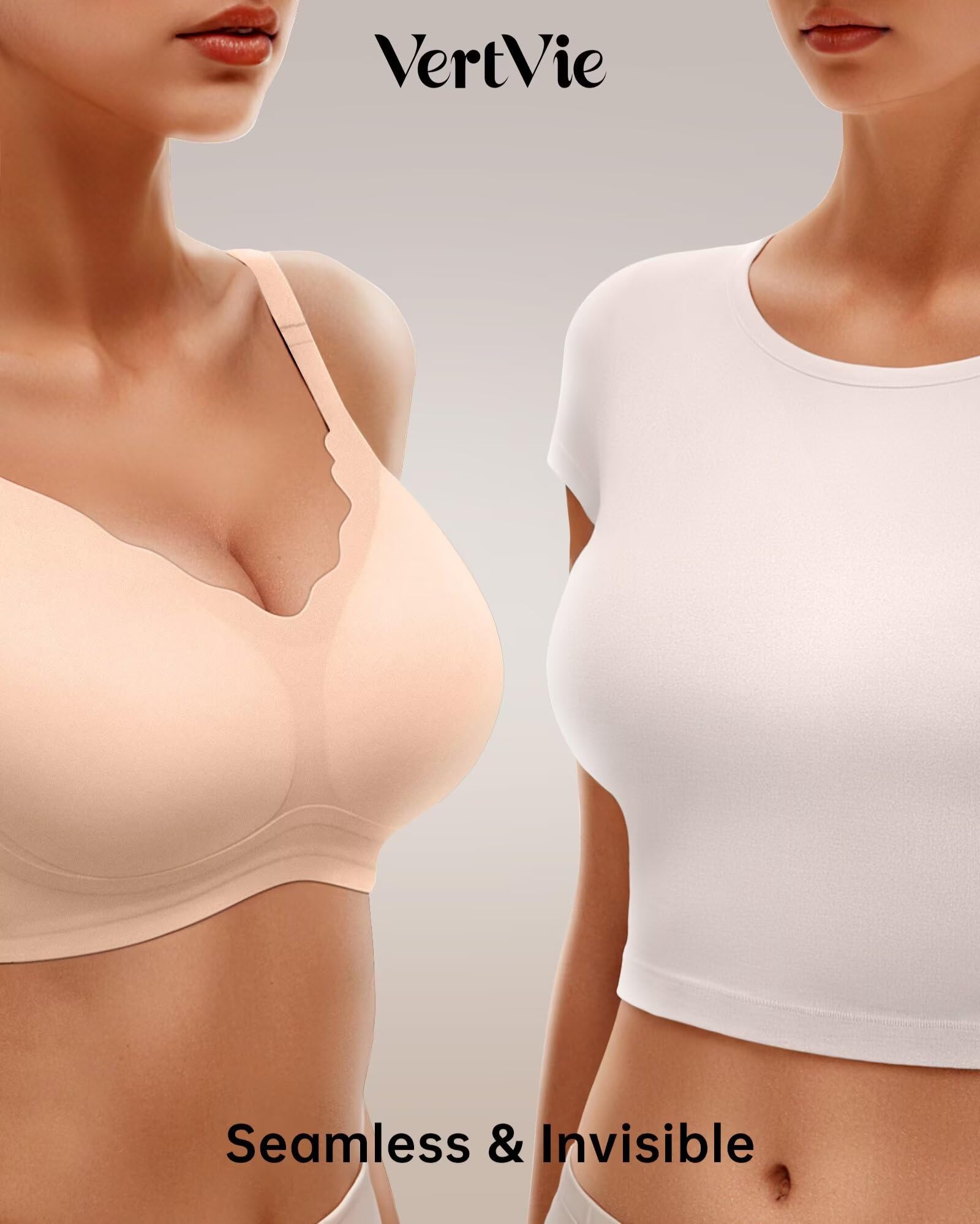 Seamless Jelly Bra No Underwire Supportive Bralette
