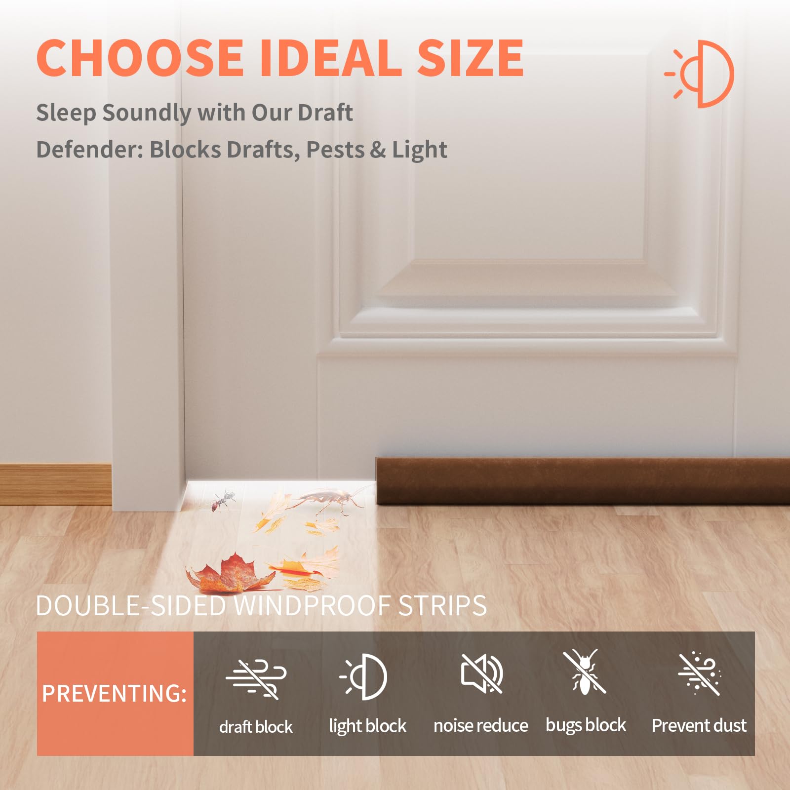 Under Door Draft Stopper