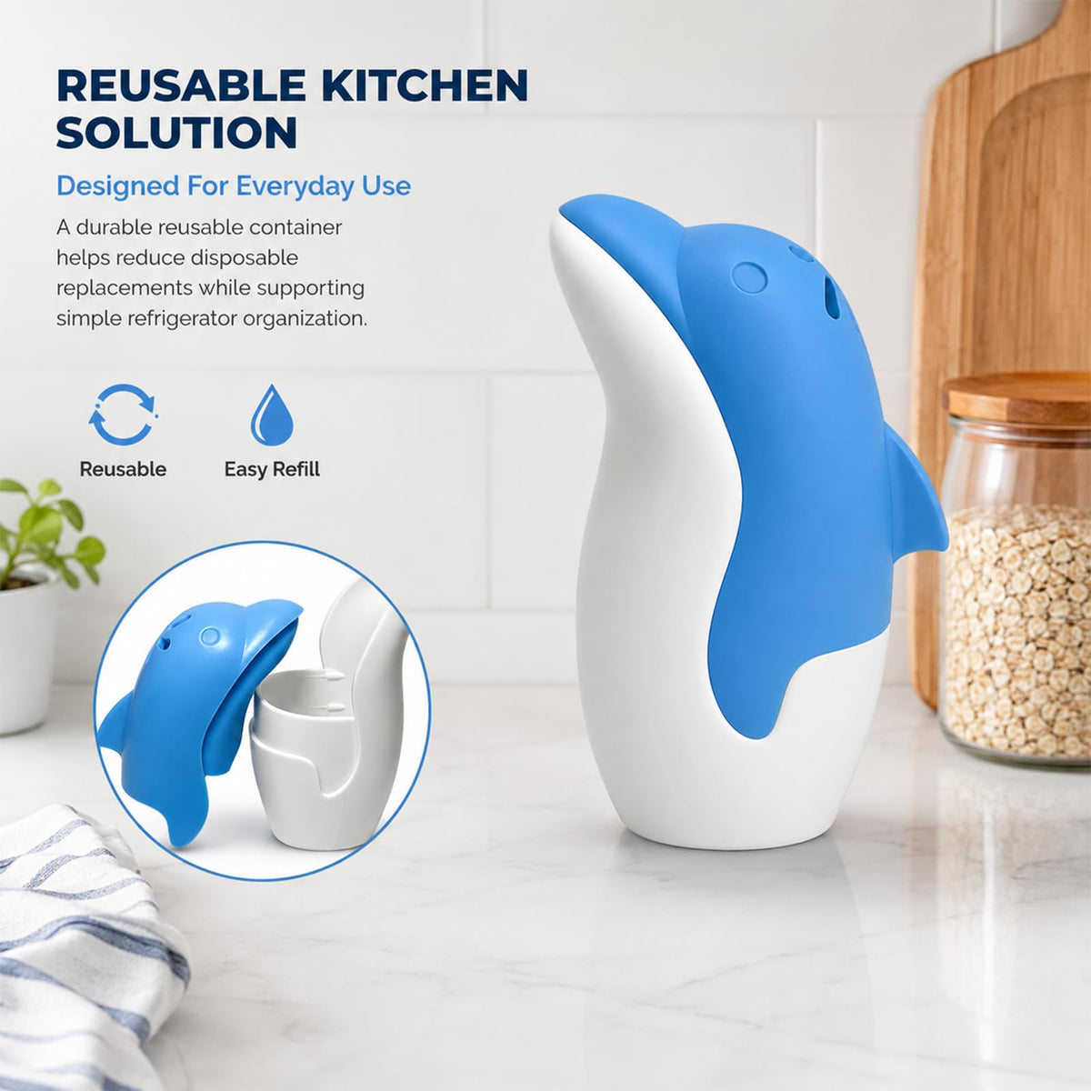 Dolphin Fridge Deodorizer Box