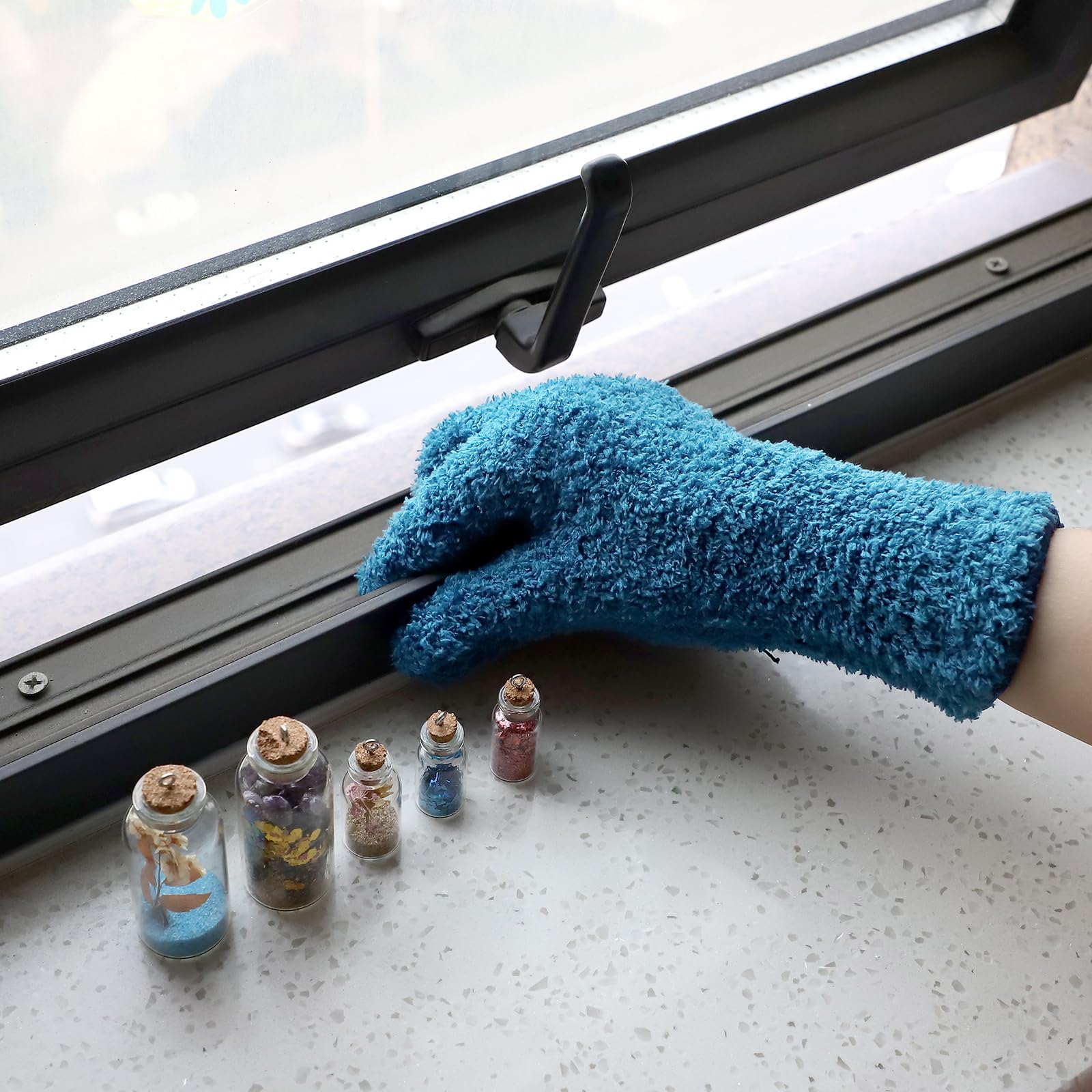 2 Pairs Microfiber Gloves for Plants (2 Count)