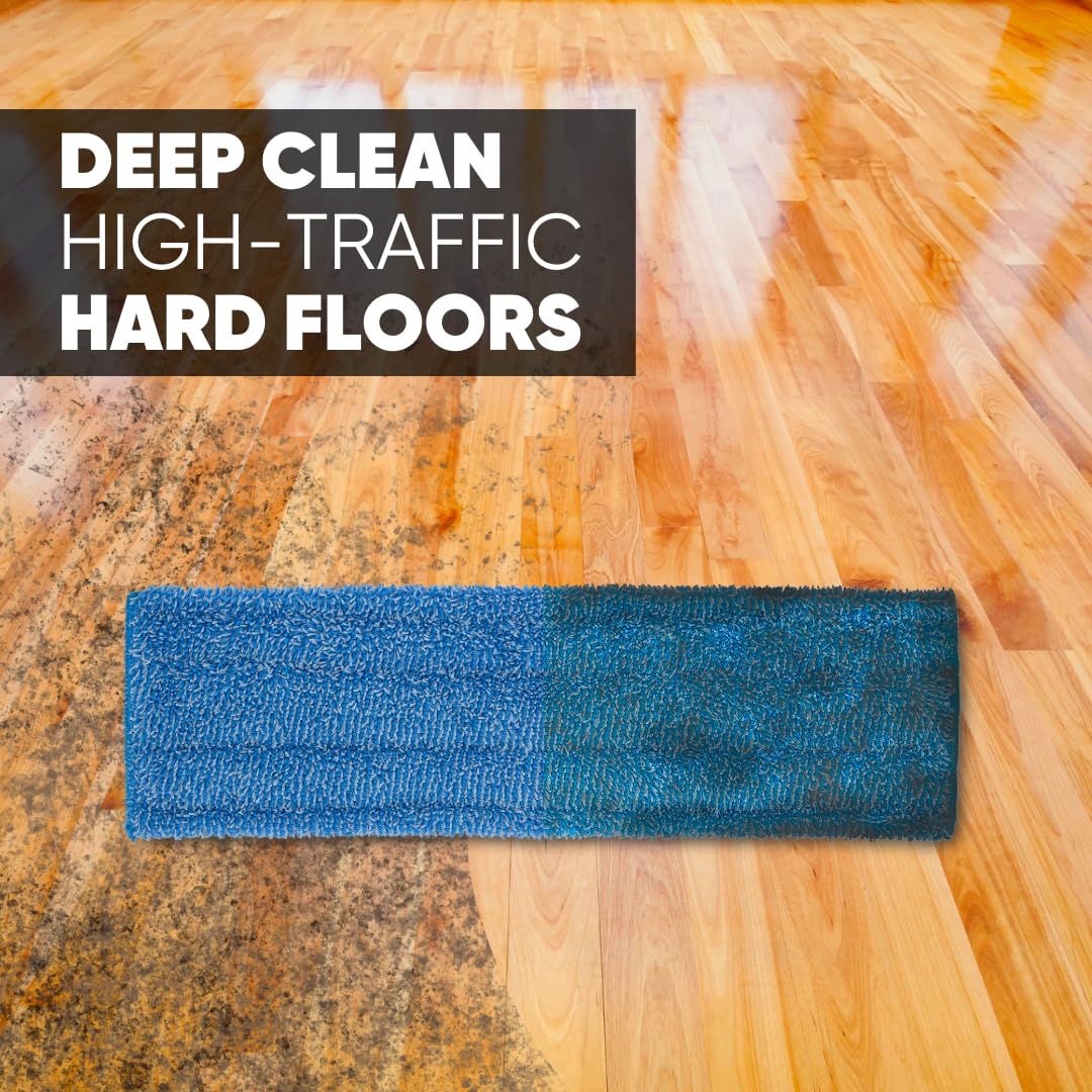 18" Absorbent Microfiber Wet Mop Pad (2 Count)