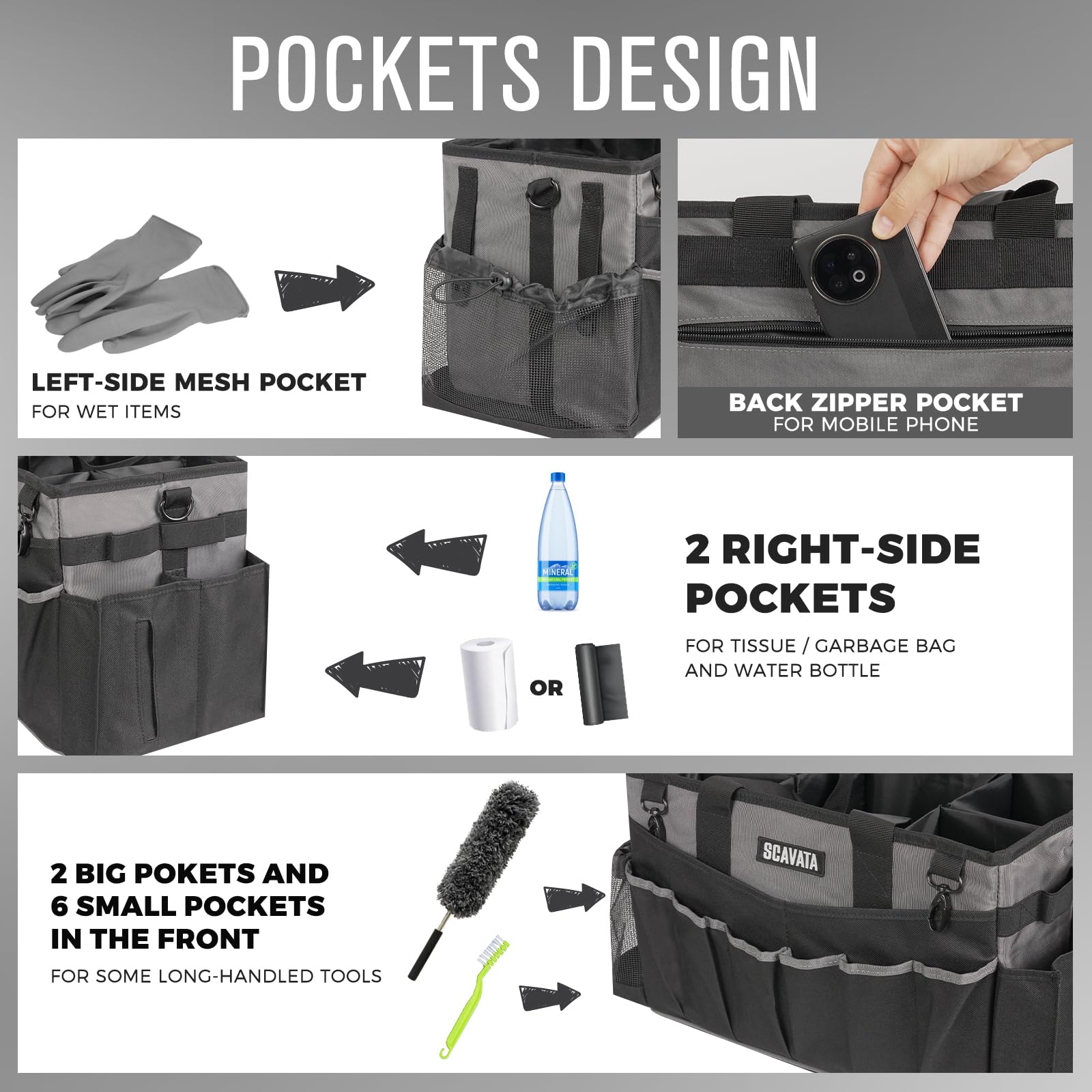 Wearable Cleaning Caddy Bag