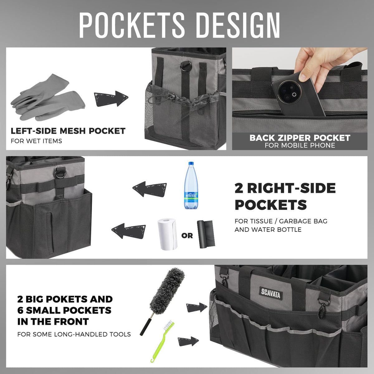 Wearable Cleaning Caddy Bag