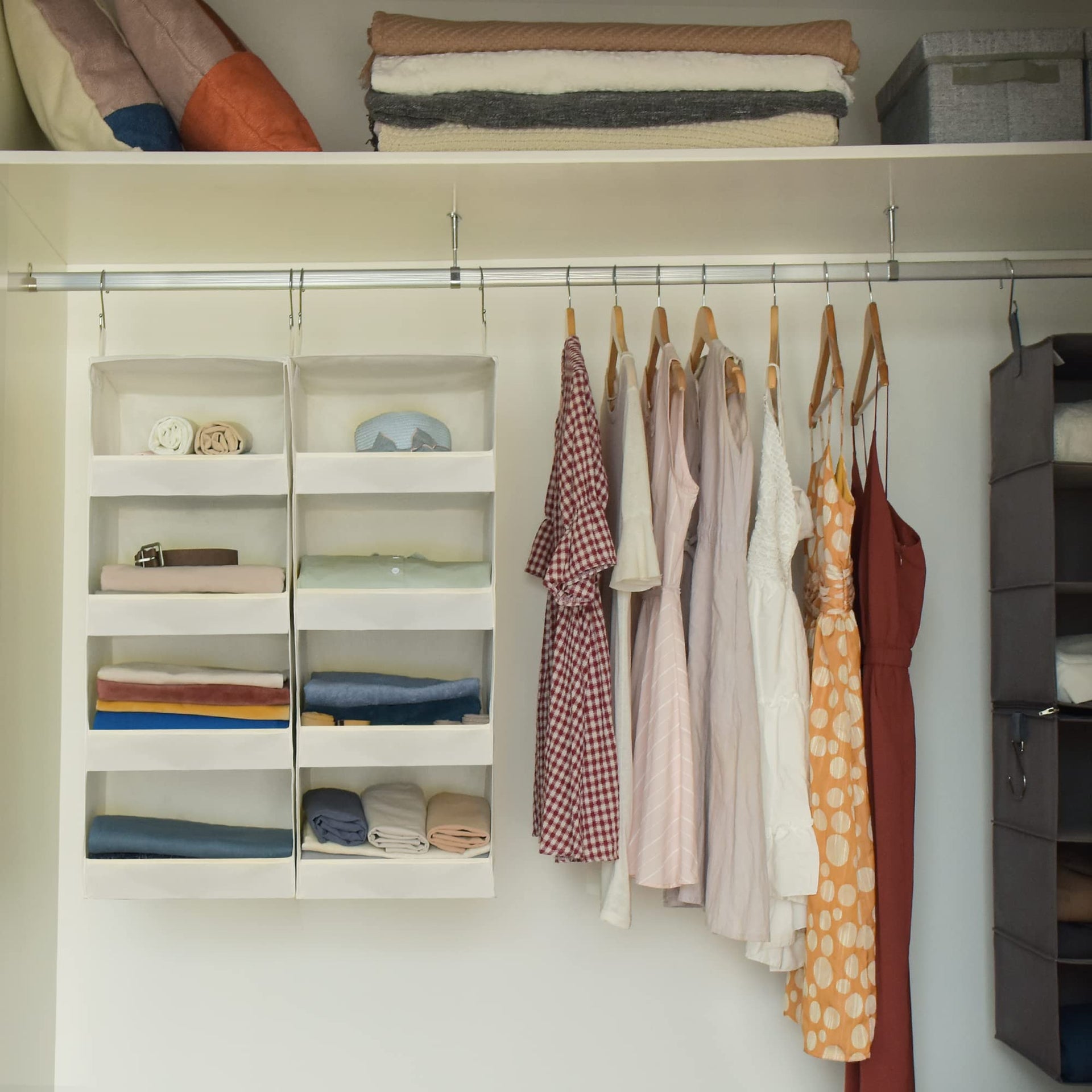 4 Shelf Hanging Closet Organizer (2 Count)