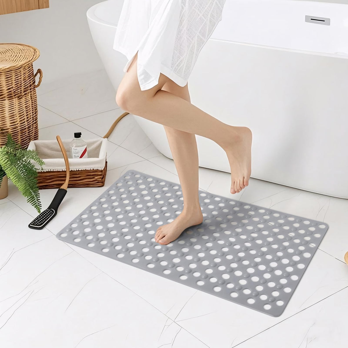 Non Slip Bathtub Mat and Shower Mat 31x17 inch
