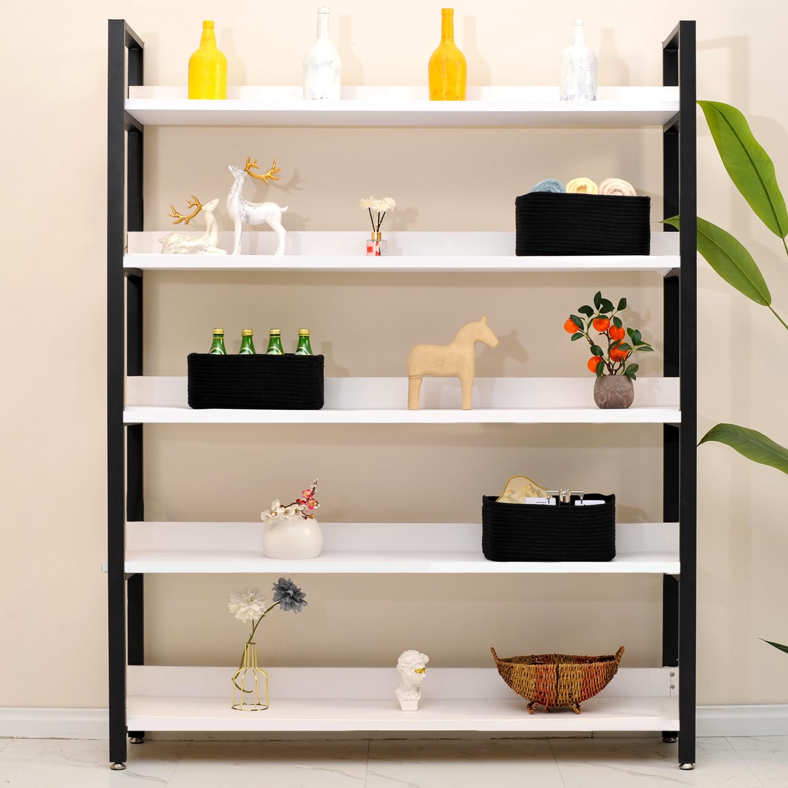 Small Black Baskets for Organizing (3 Count)