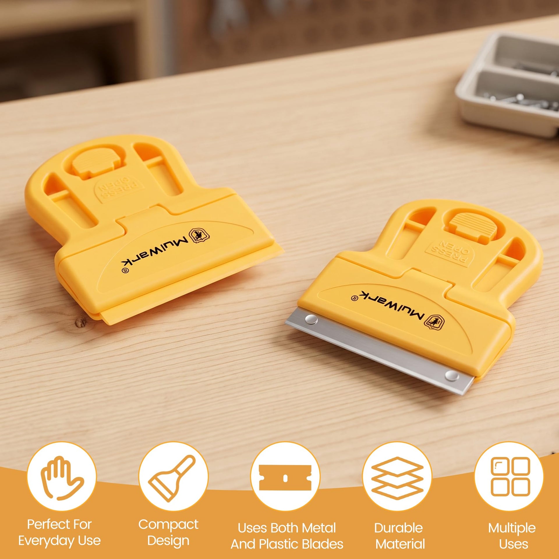 3 kinds Scraper Tool Set with 30pcs Replaceble Blades