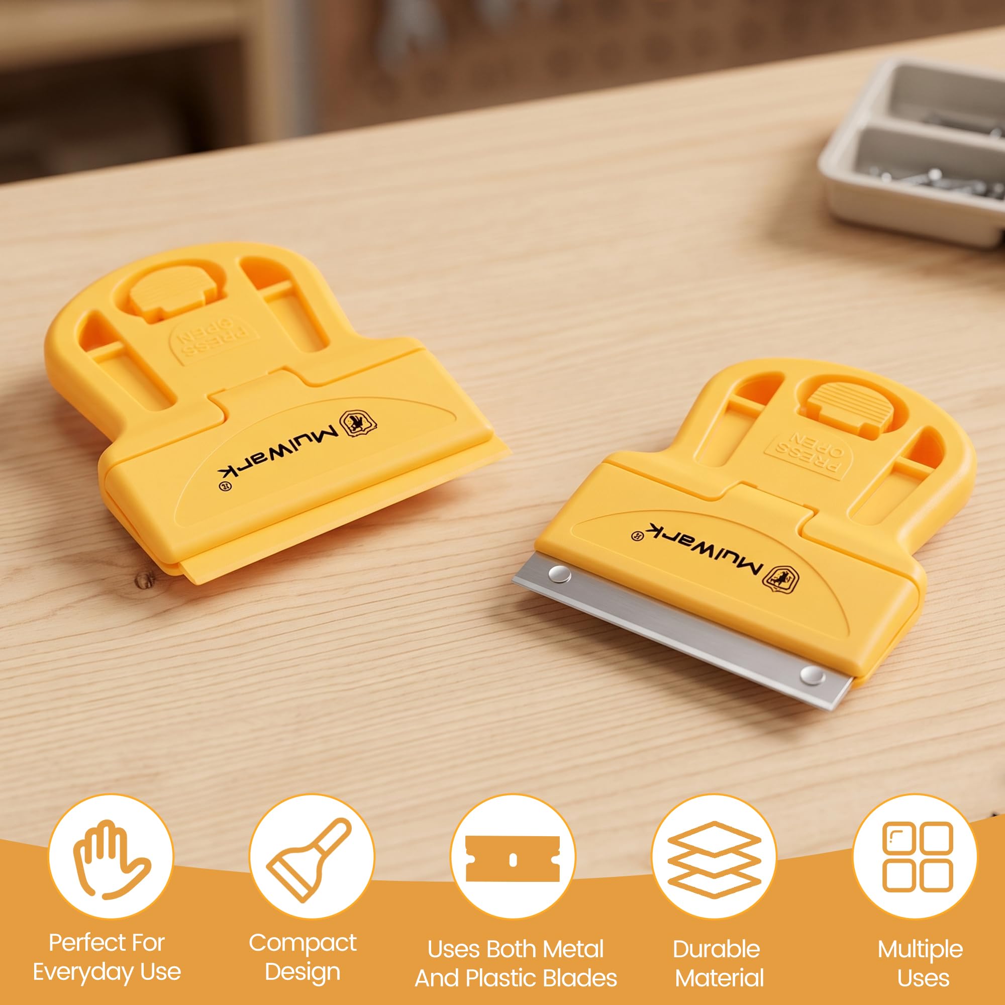 3 kinds Scraper Tool Set with 30pcs Replaceble Blades