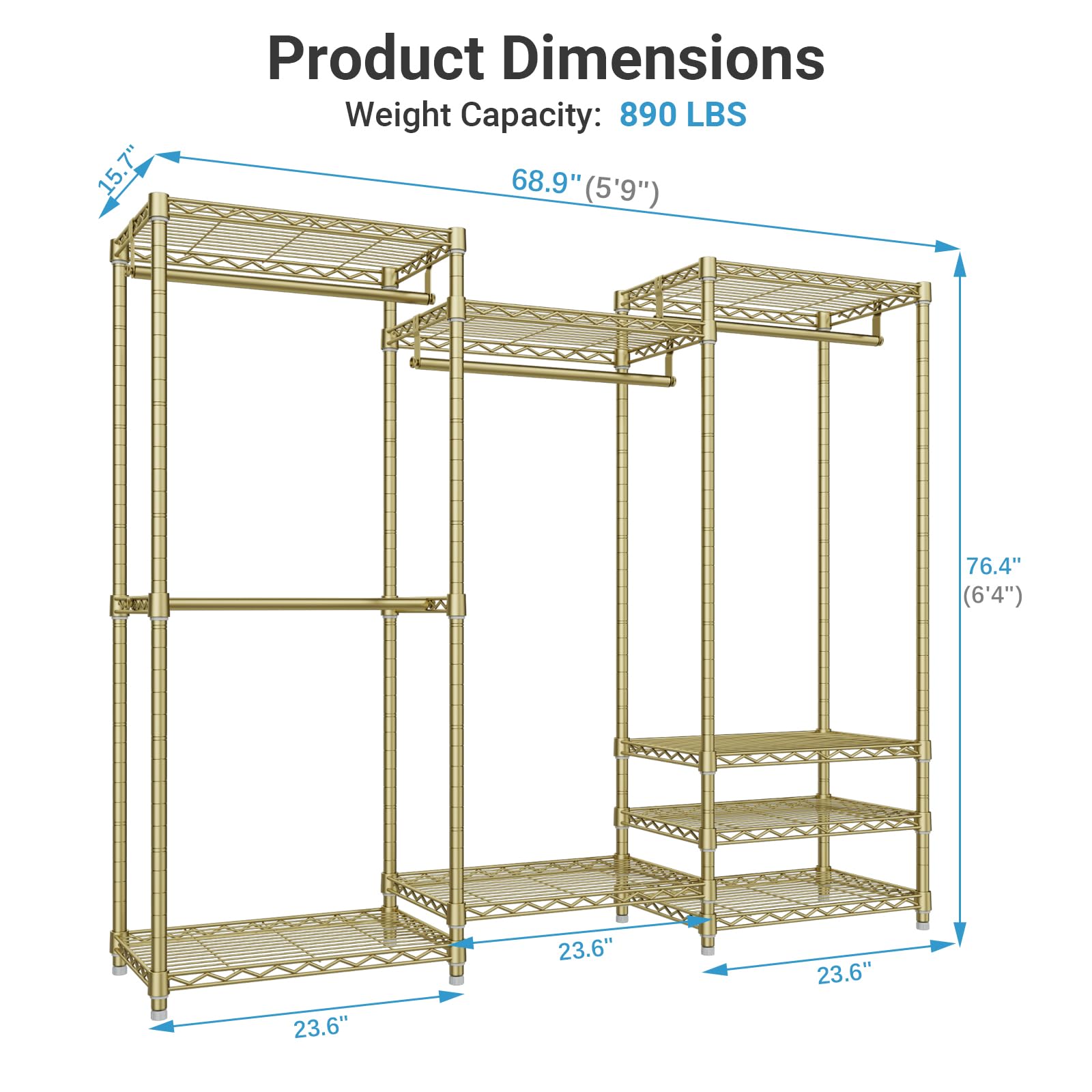V5 Heavy Duty Clothes Rack