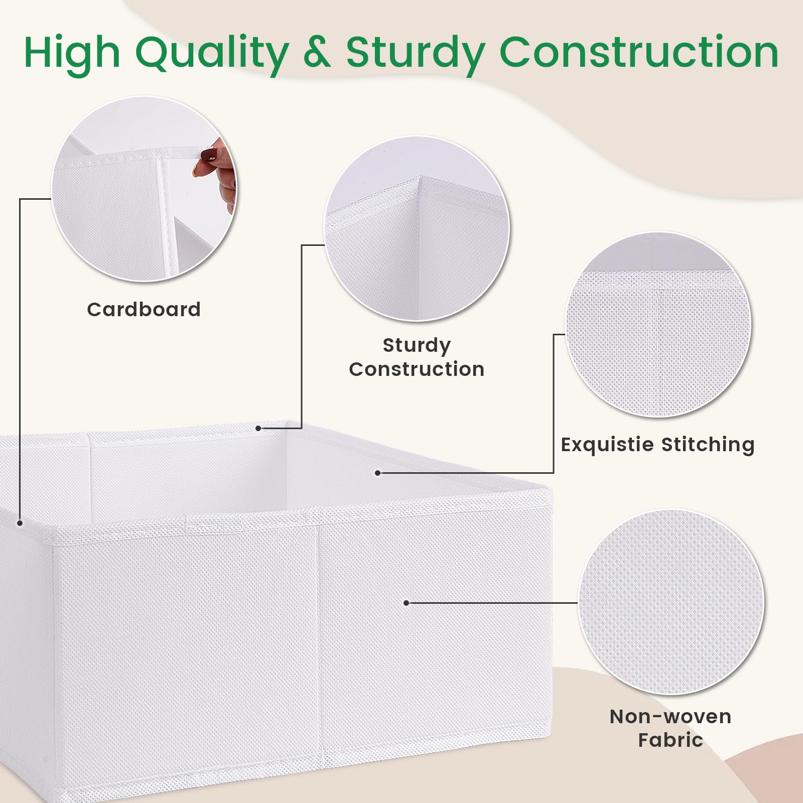 16 Pack Underwear Drawer Organizer (16 Count)
