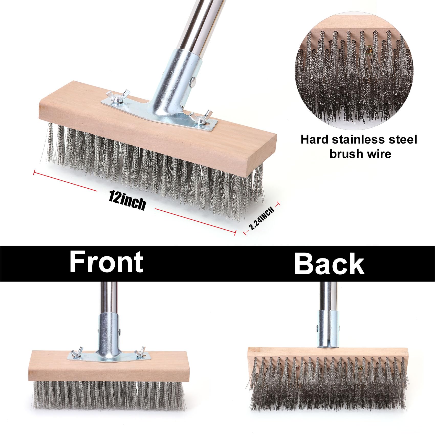 Wire Scrub Brush 2PCS