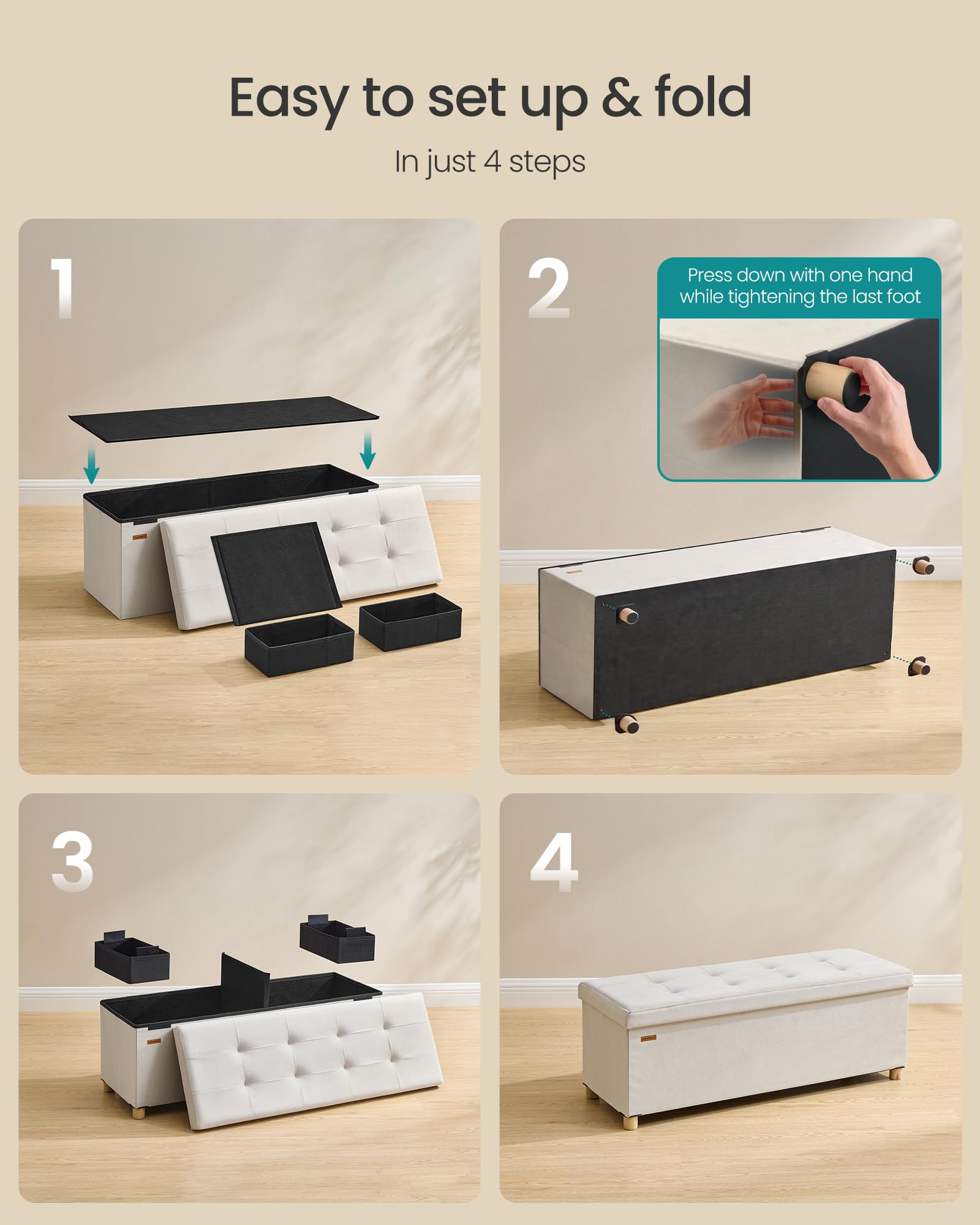 Storage Ottoman Bench