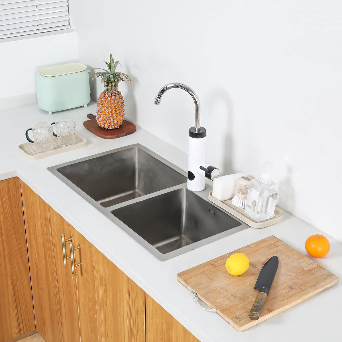 Silicone Kitchen Sink Organizer Tray for Multiple Usage