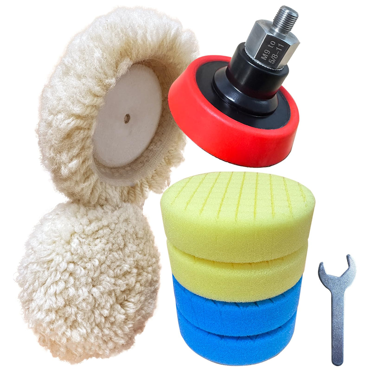 Buffing Polishing Kit for Milwaukee M12 Polisher (2 Count)