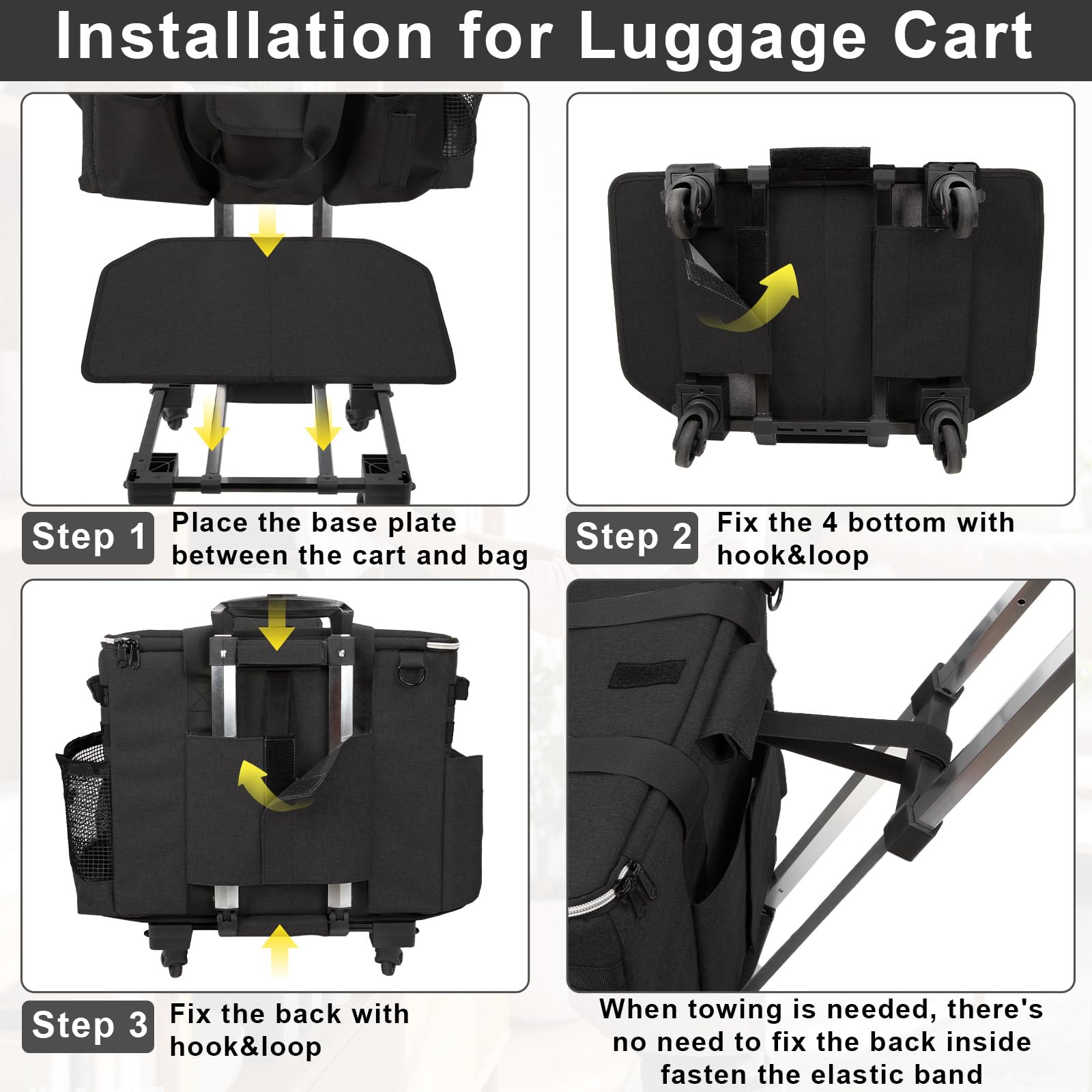 Large Rolling Cleaning Caddy with Wheels