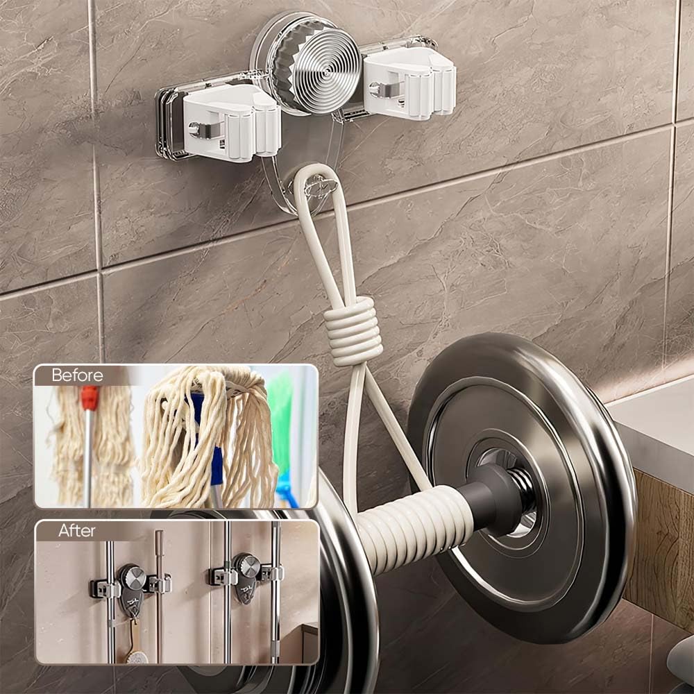 PROMPTANDA Broom Holder Mop Hanger