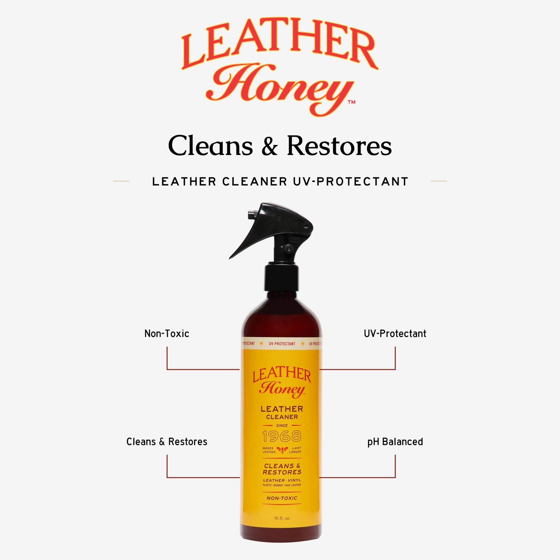 Leather Cleaner (16 Fl Oz)